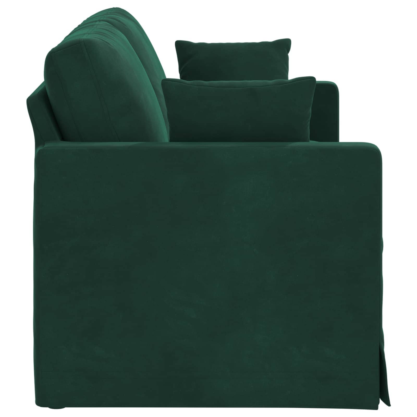 Canapé Vert foncé 158 x 78 x 80 cm Velours - XIOS