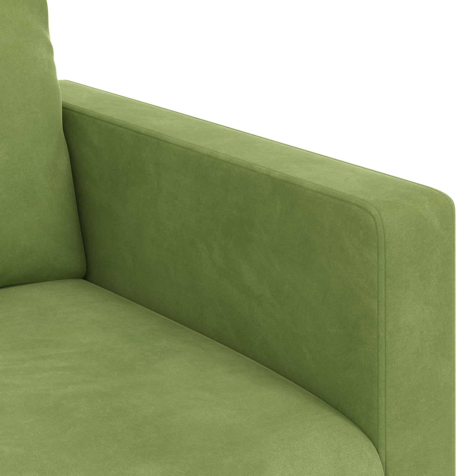 Canapé Vert clair 158 x 78 x 80 cm Velours - XIOS