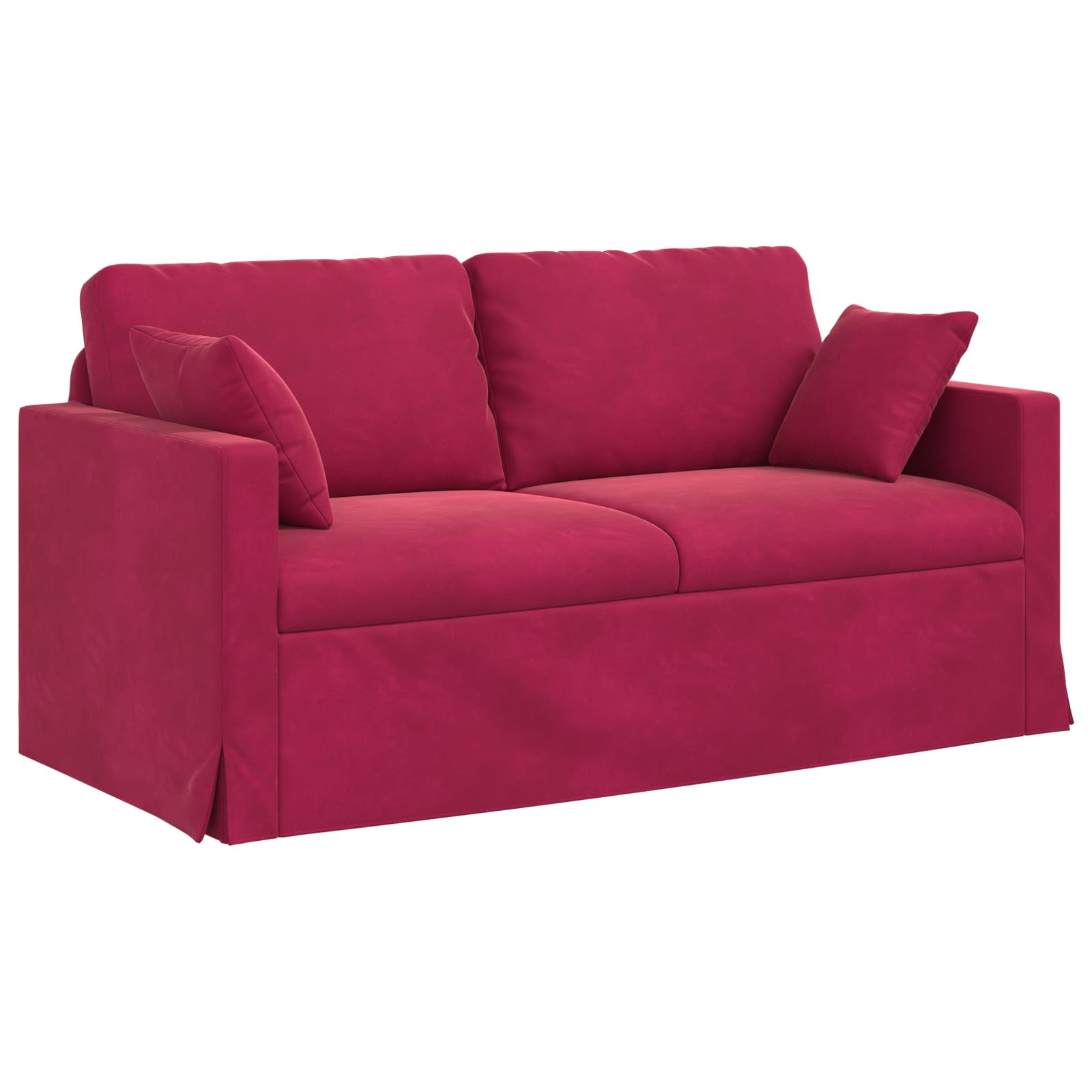 Canapé Bordeaux 158 x 78 x 80 cm Velours - XIOS
