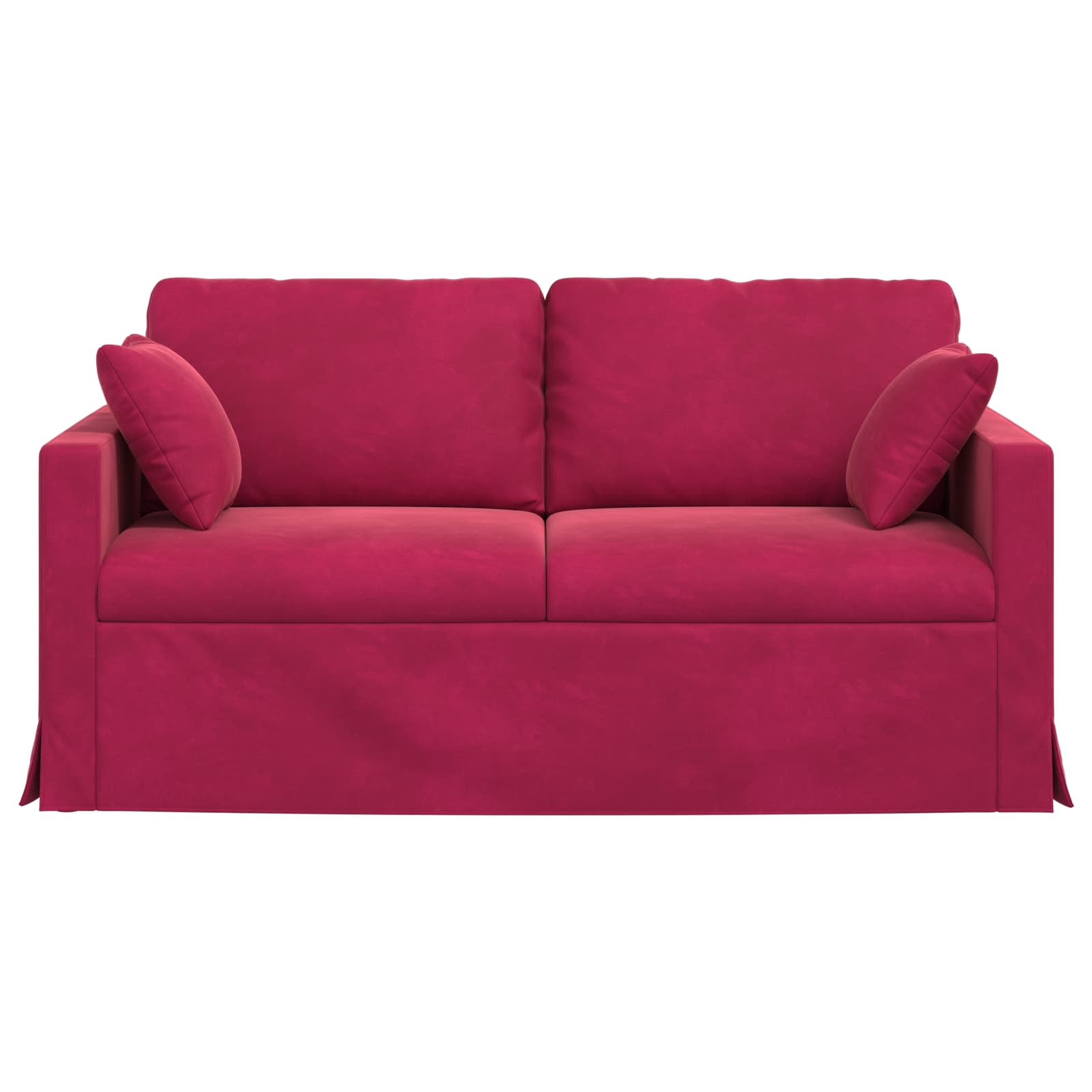Canapé Bordeaux 158 x 78 x 80 cm Velours - XIOS
