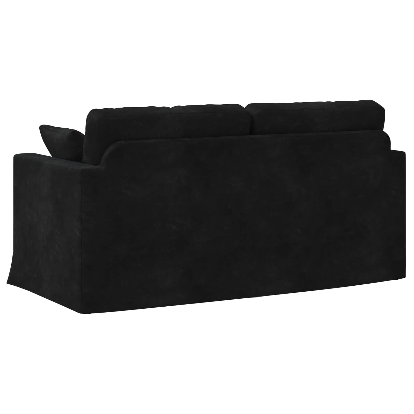 Canapé Noir 158 x 78 x 80 cm Velours - XIOS
