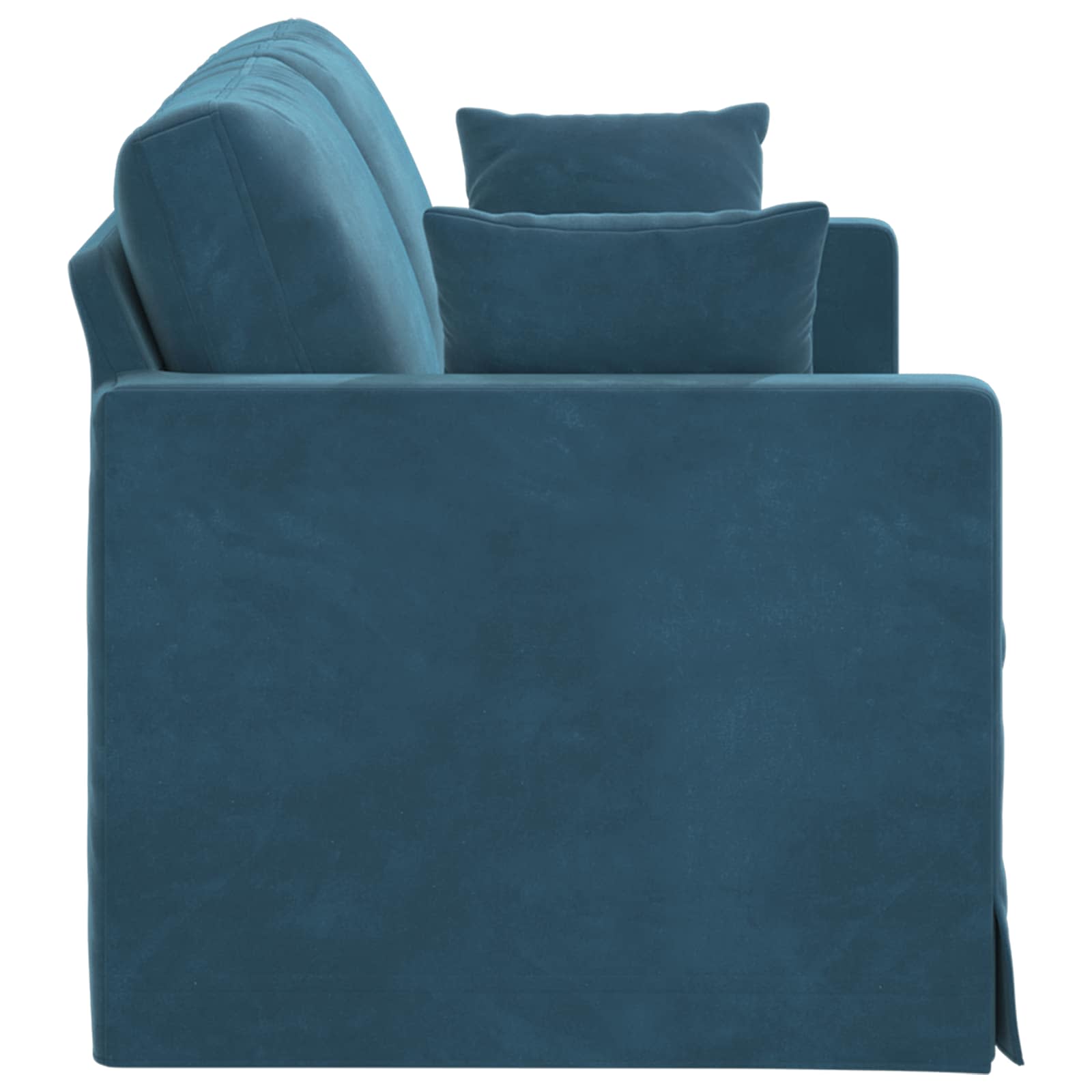 Canapé Bleu 158 x 78 x 80 cm Velours - XIOS
