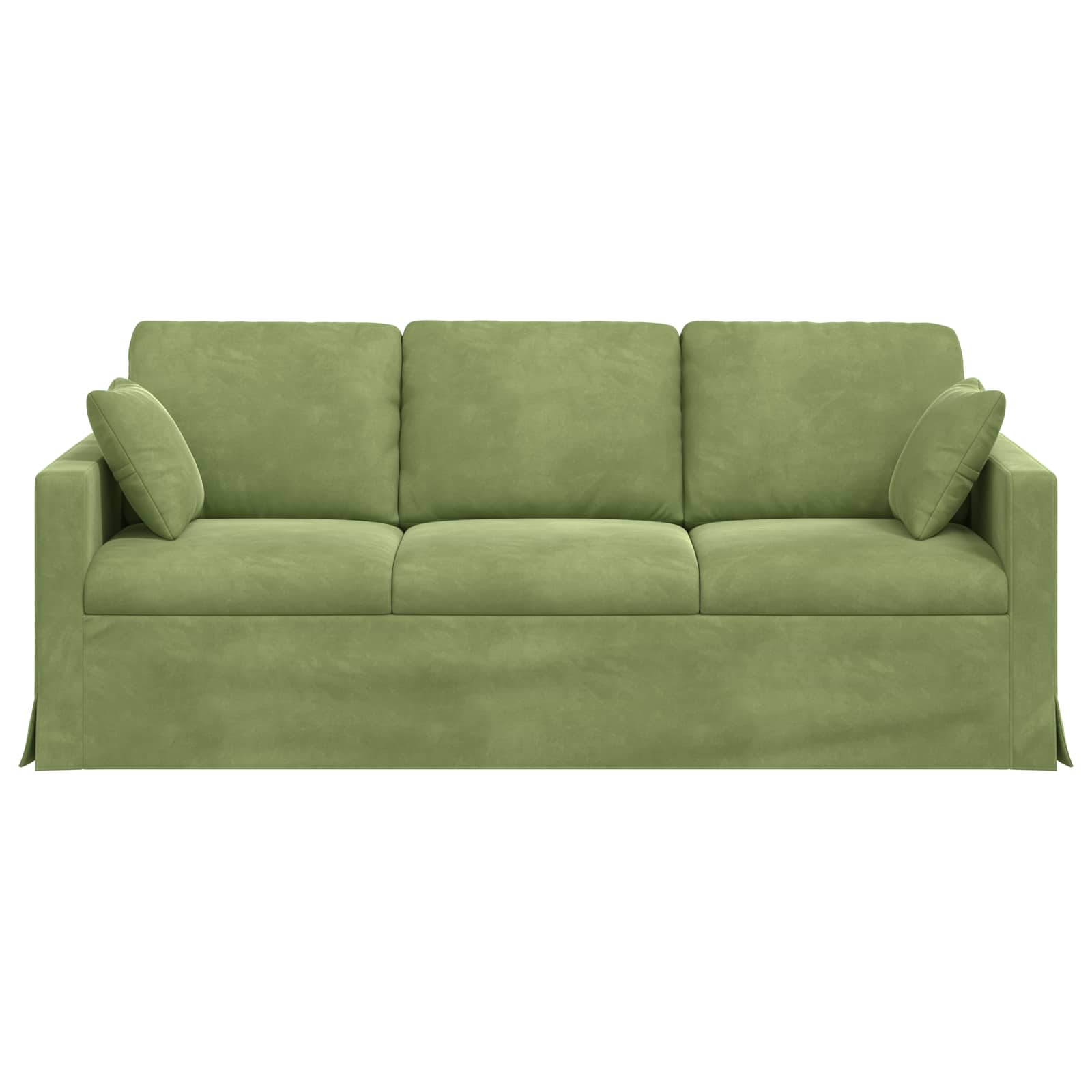 Canapé Vert clair 198 x 78 x 80 cm Velours - XIOS