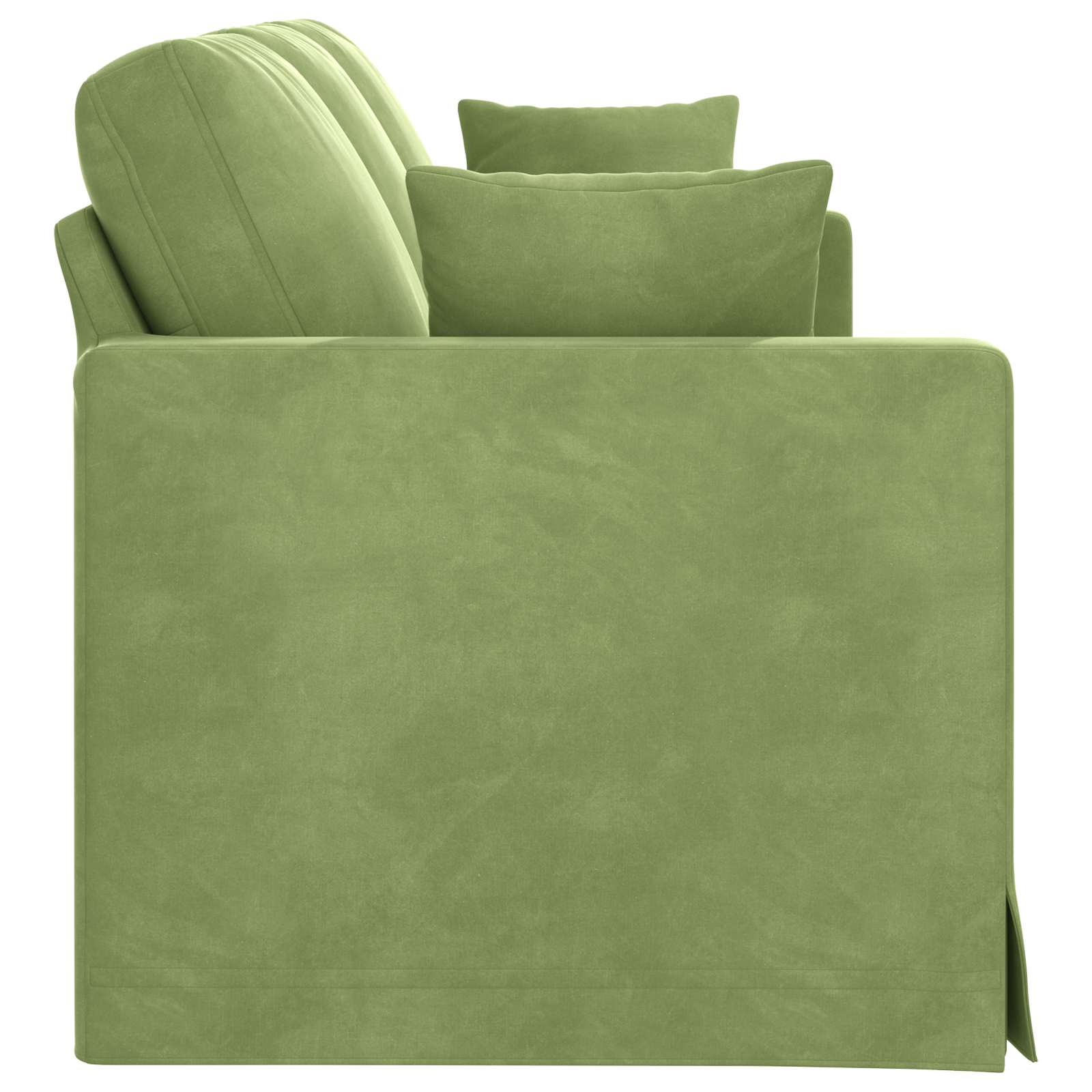 Canapé Vert clair 198 x 78 x 80 cm Velours - XIOS