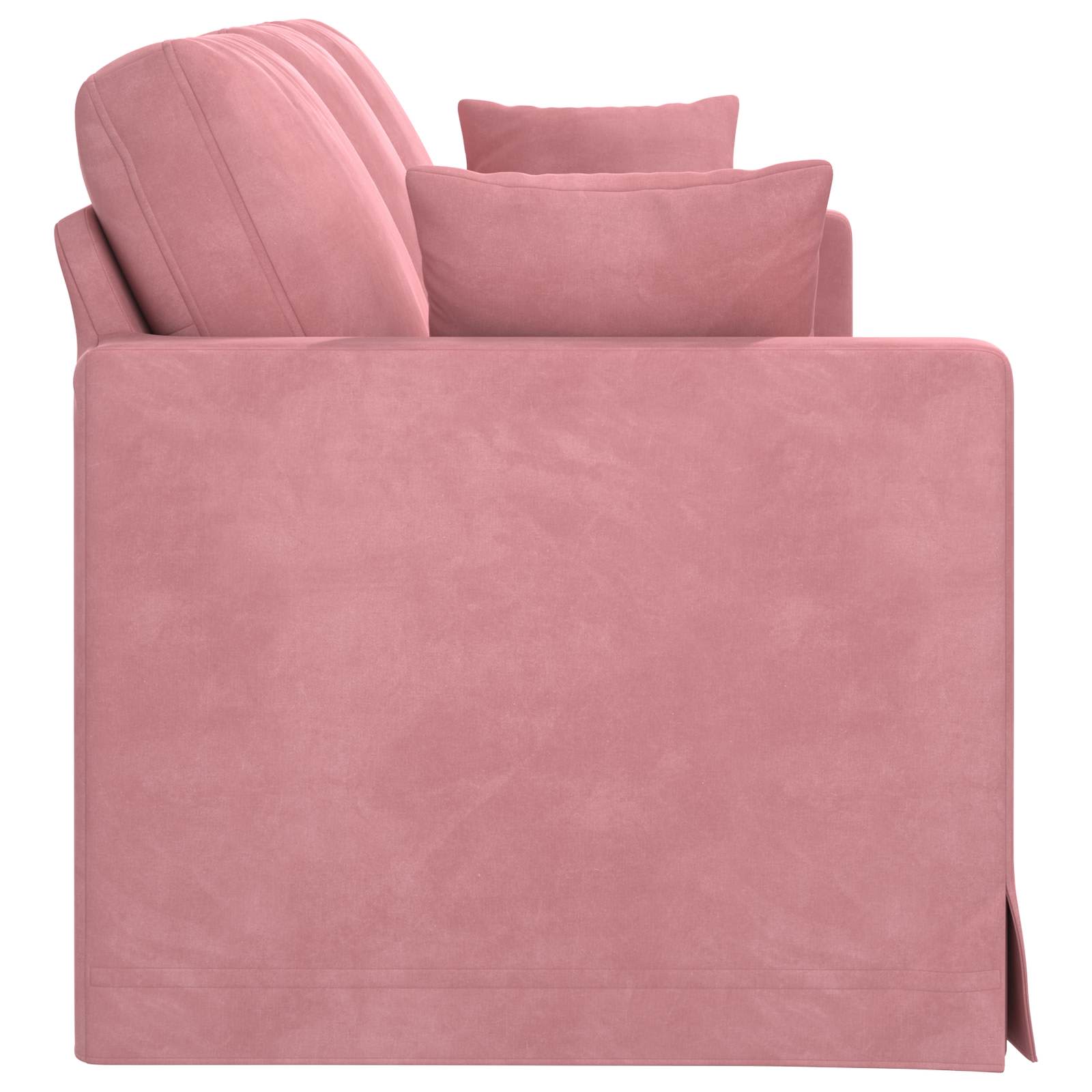 Canapé Rose 198 x 78 x 80 cm Velours - XIOS