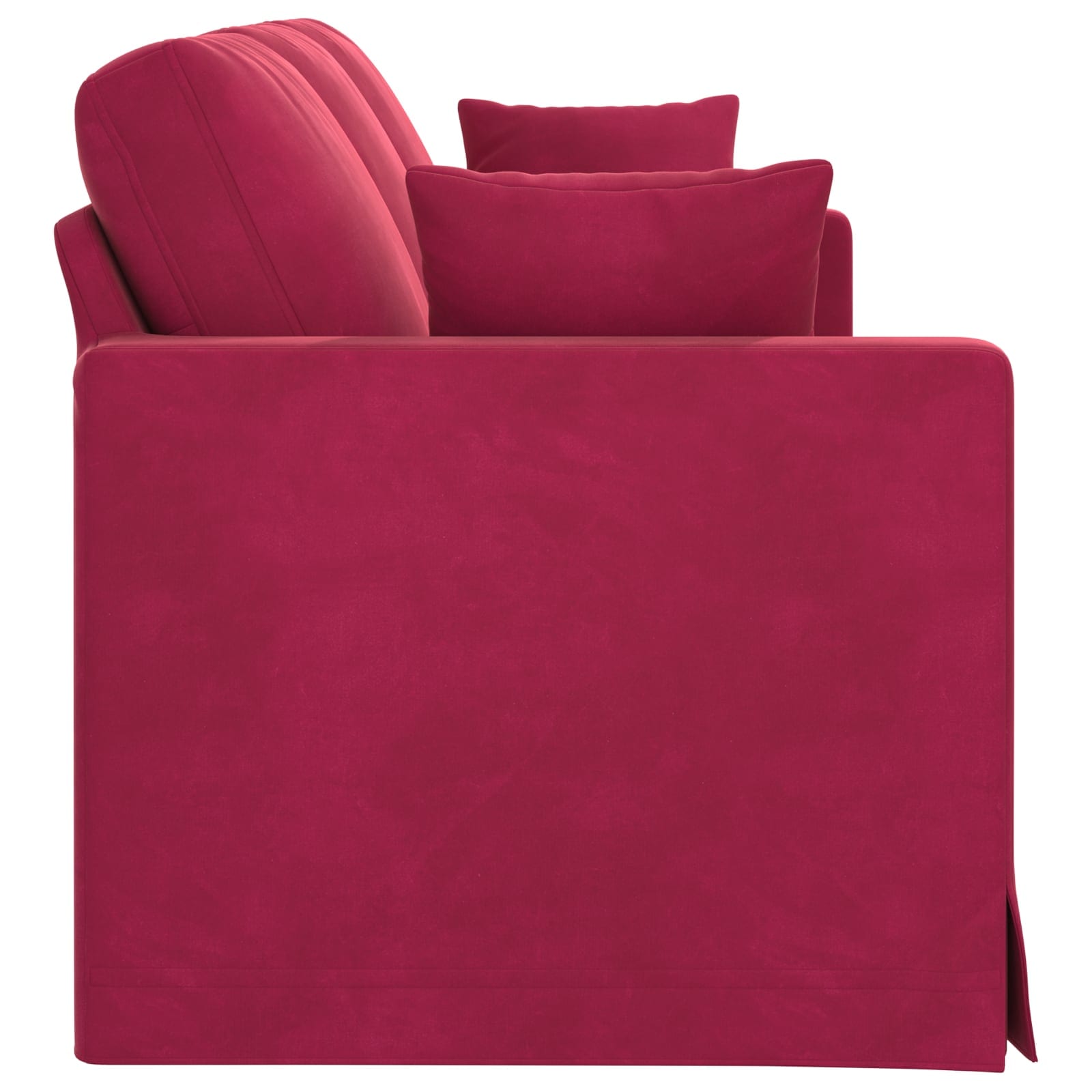 Canapé Bordeaux 198 x 78 x 80 cm Velours