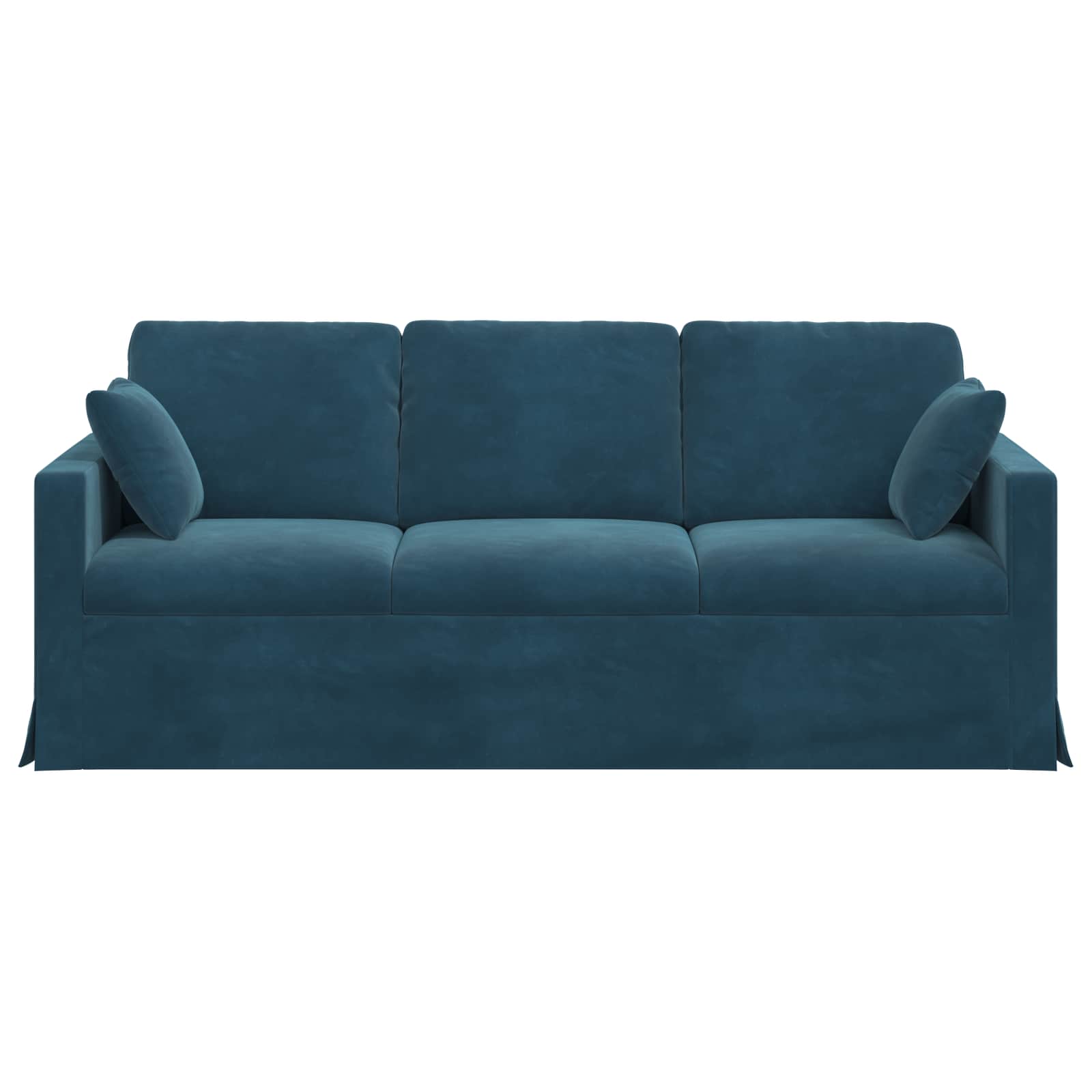 Canapé Bleu 198 x 78 x 80 cm Velours - XIOS