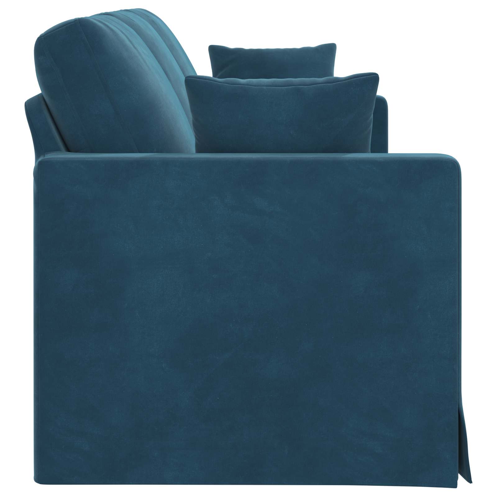 Canapé Bleu 198 x 78 x 80 cm Velours - XIOS