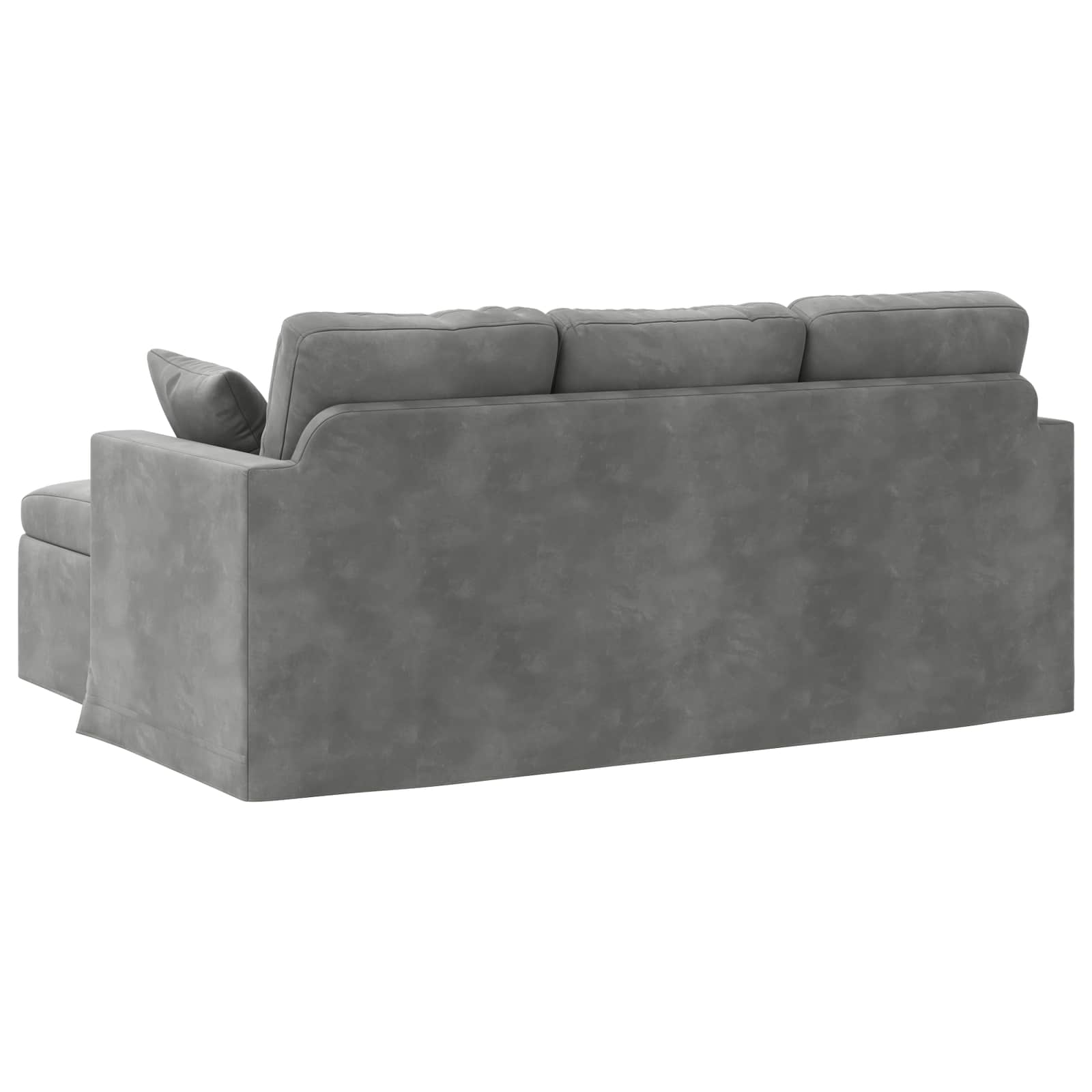 Canapé Gris foncé 178 x 134 x 80 cm Velours - XIOS