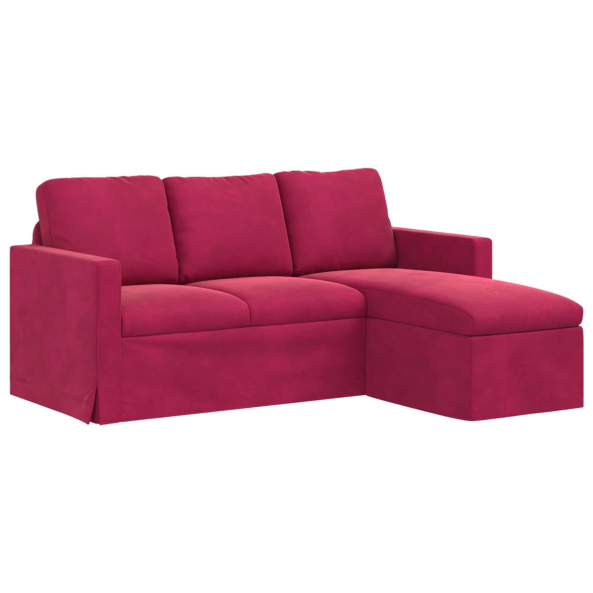 Canapé Bordeaux 178 x 134 x 80 cm Velours