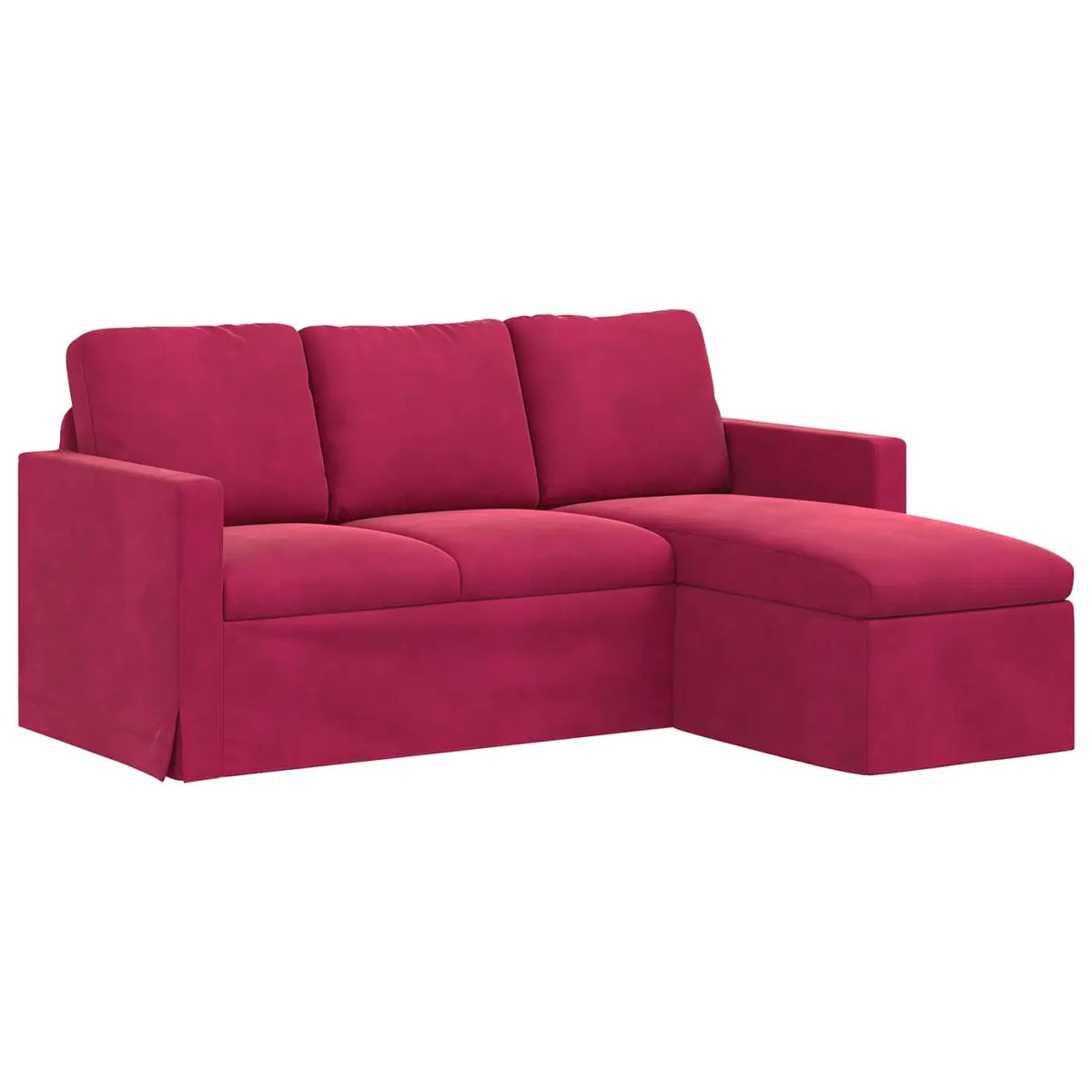 Canapé Bordeaux 178 x 134 x 80 cm Velours - XIOS
