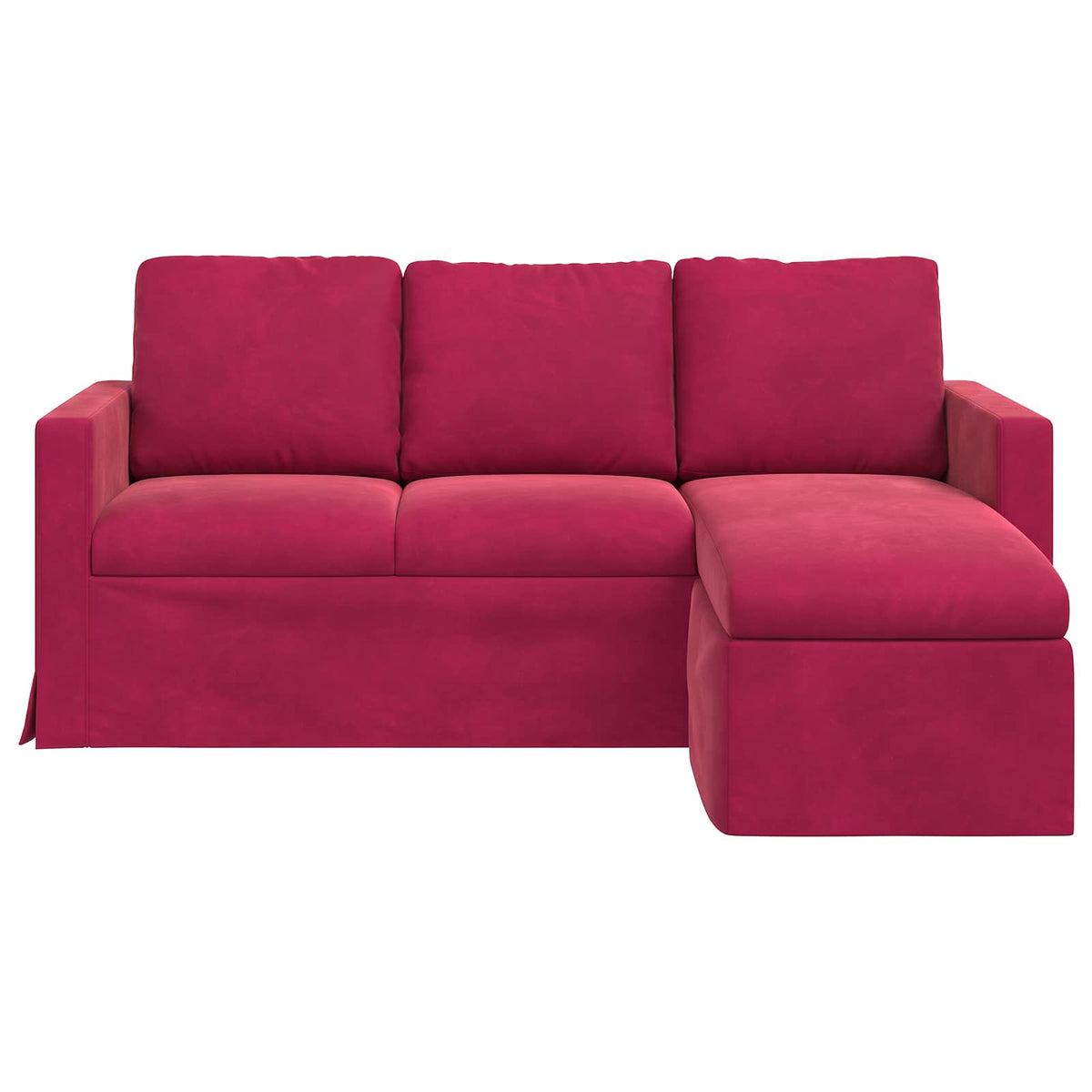 Canapé Bordeaux 178 x 134 x 80 cm Velours