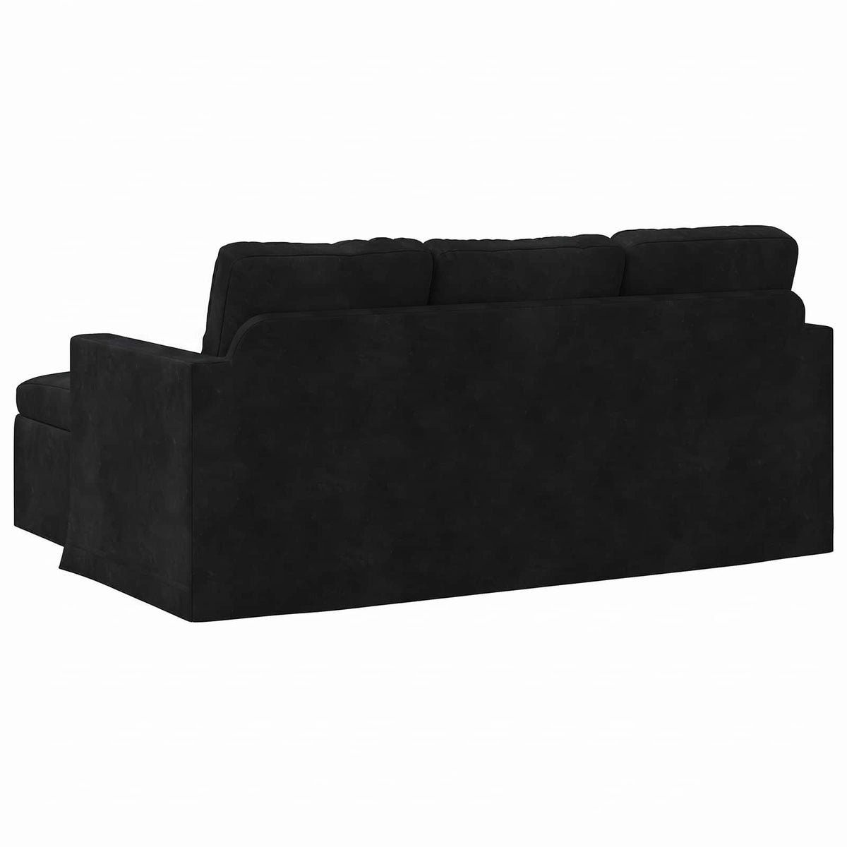 Canapé Noir 178 x 134 x 80 cm Velours