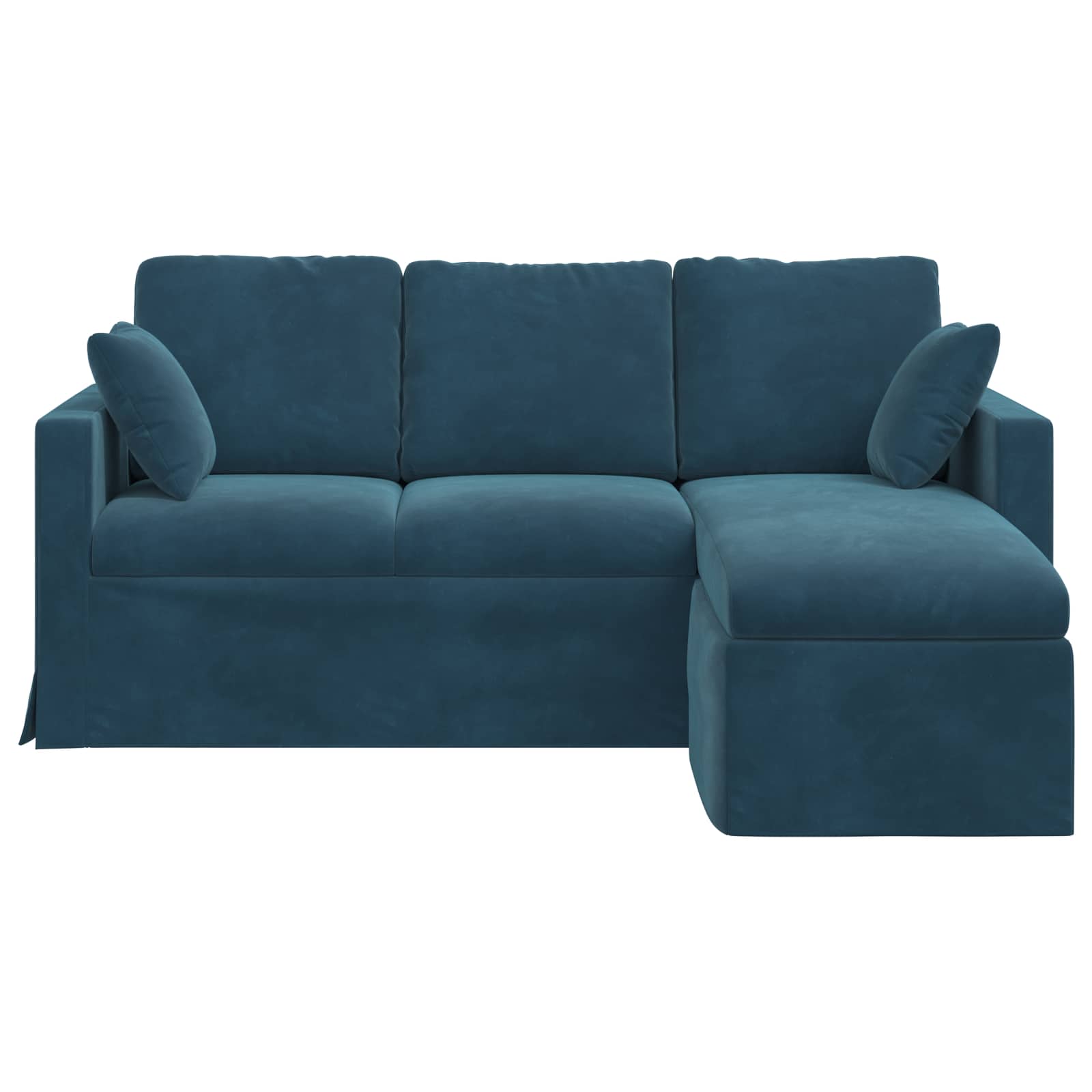 Canapé Bleu 178 x 134 x 80 cm Velours