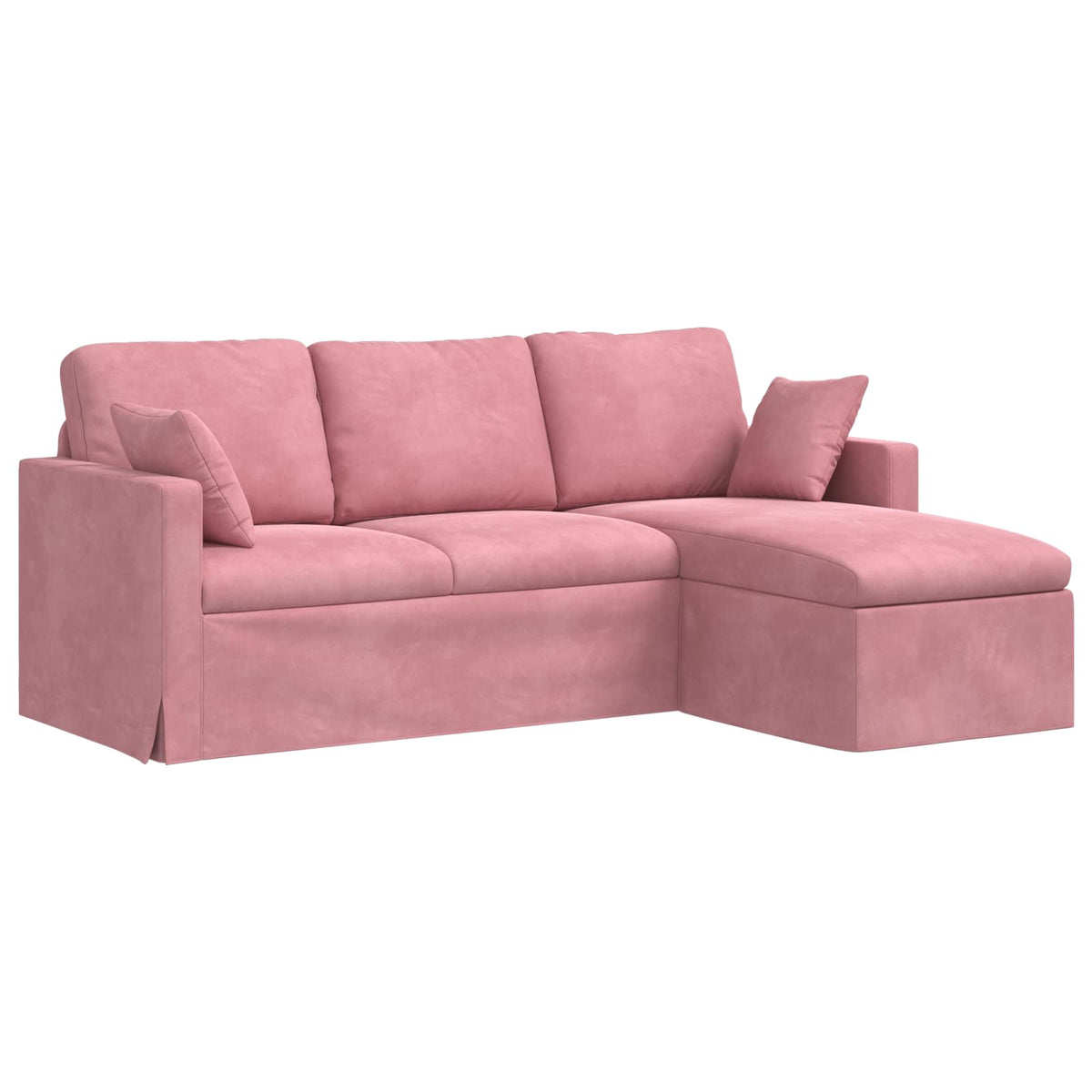 Canapé Rose 198 x 134 x 80 cm Velours