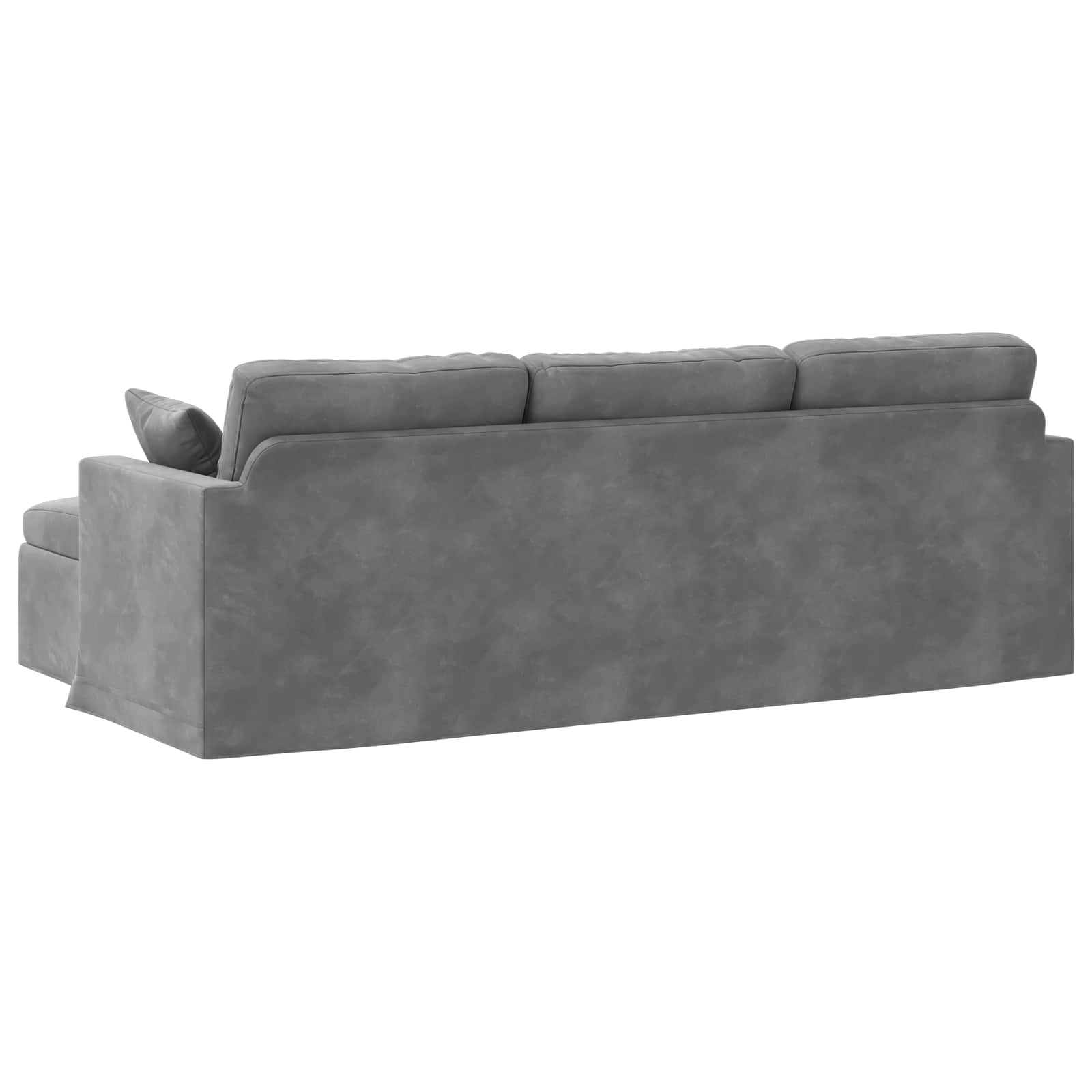 Canapé Gris foncé 228 x 134 x 80 cm Velours