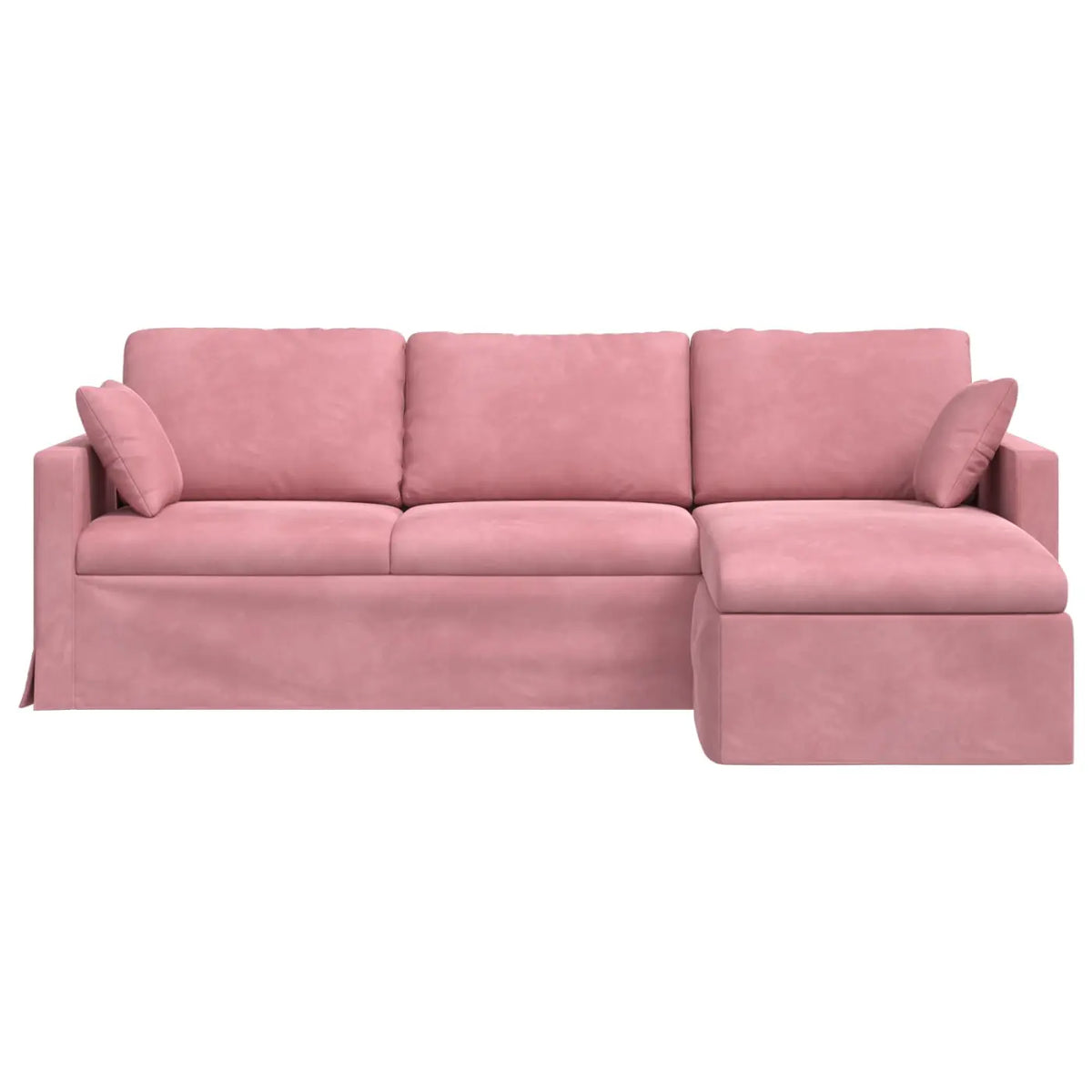 Canapé Rose 228 x 134 x 80 cm Velours - XIOS