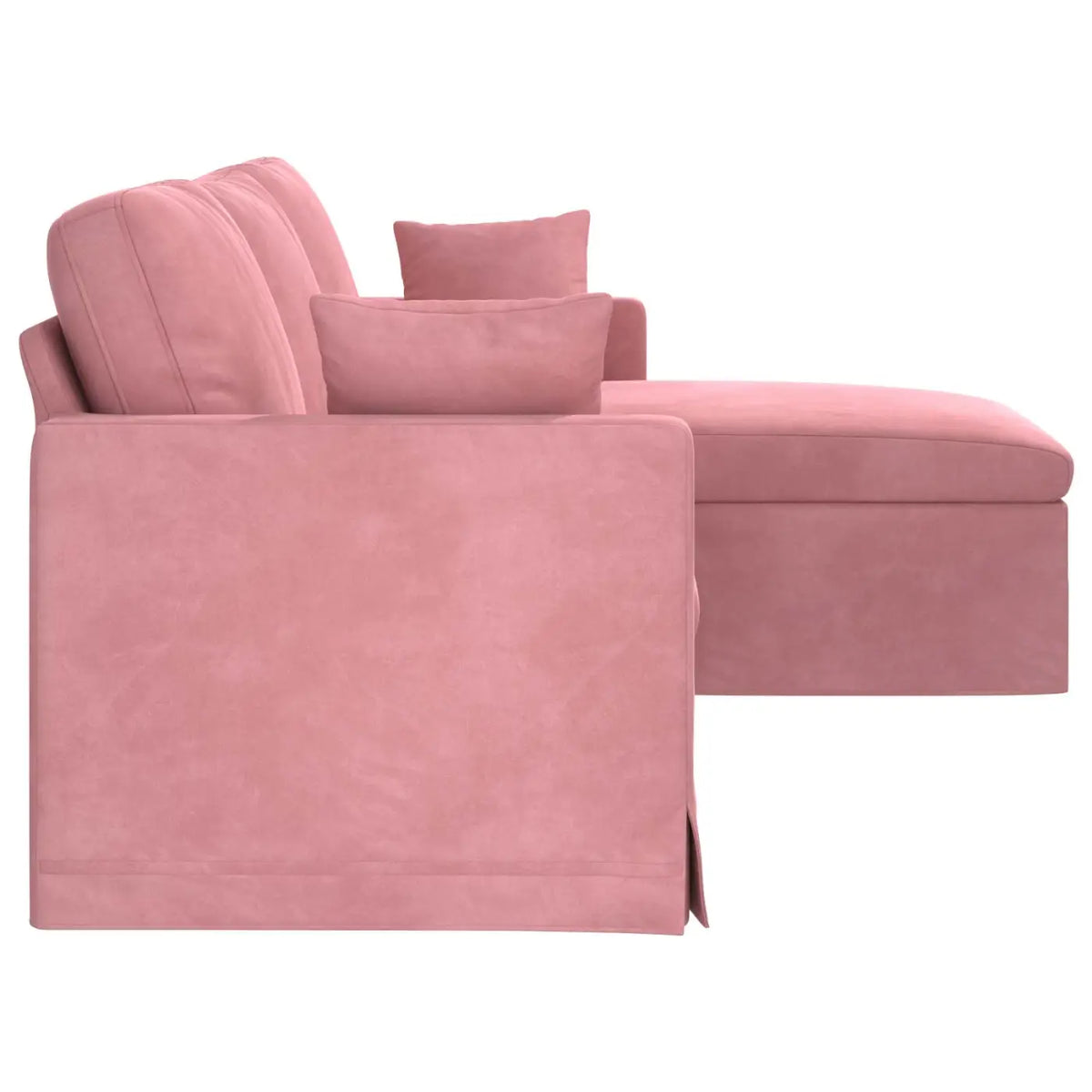 Canapé Rose 228 x 134 x 80 cm Velours - XIOS
