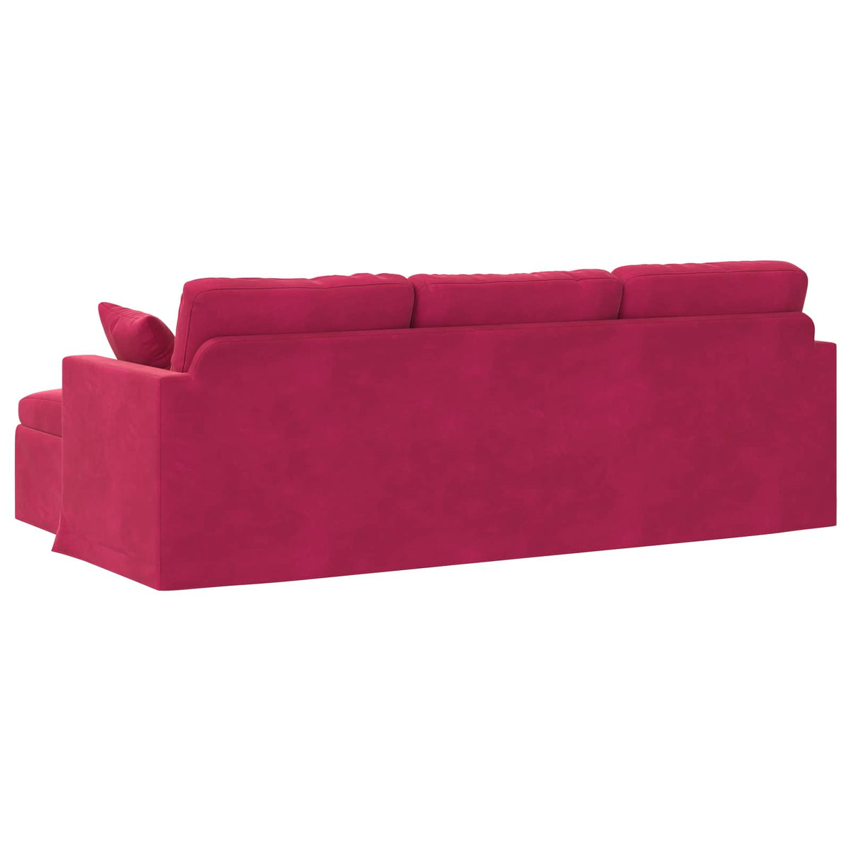 Canapé Bordeaux 228 x 134 x 80 cm Velours