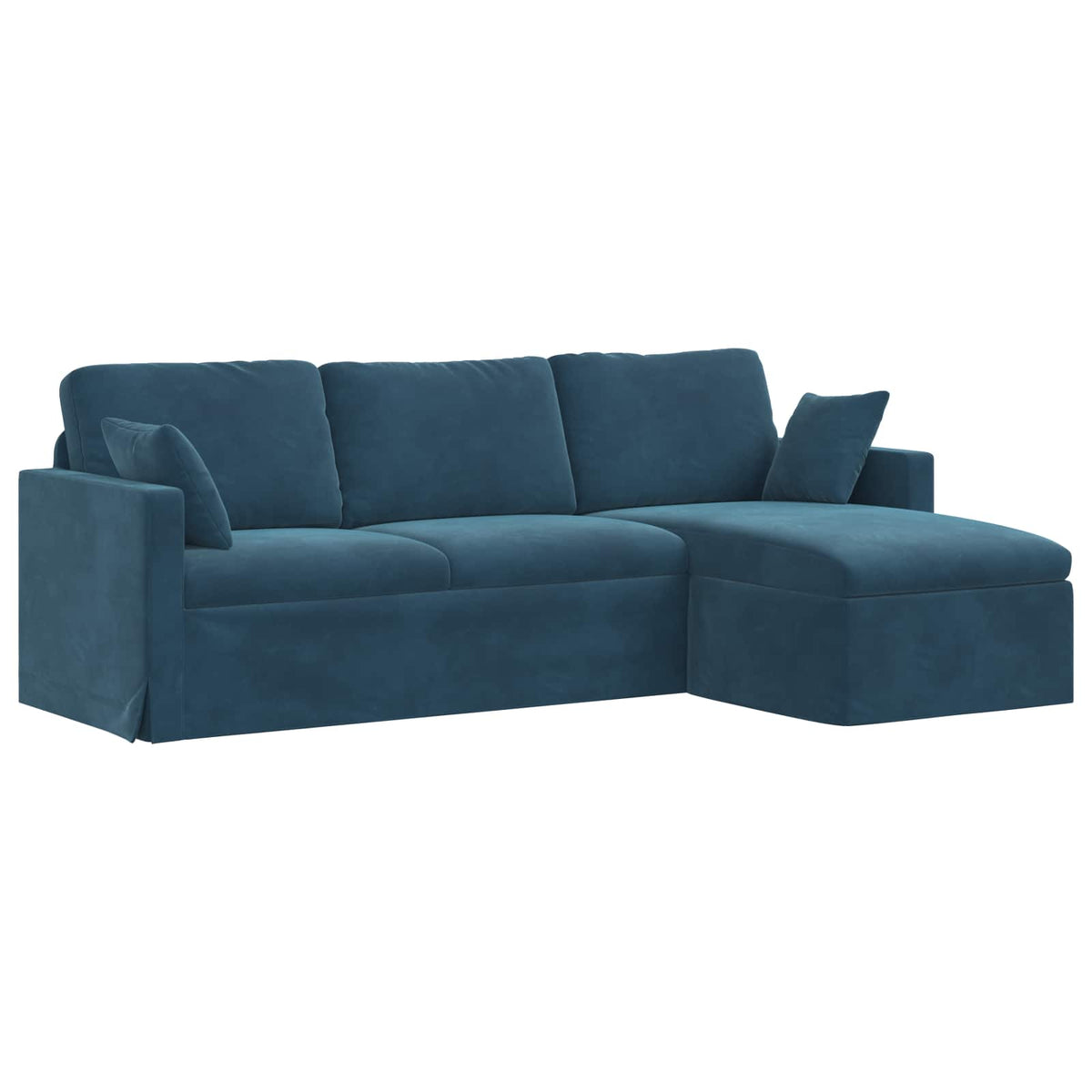 Canapé Bleu 228 x 134 x 80 cm Velours