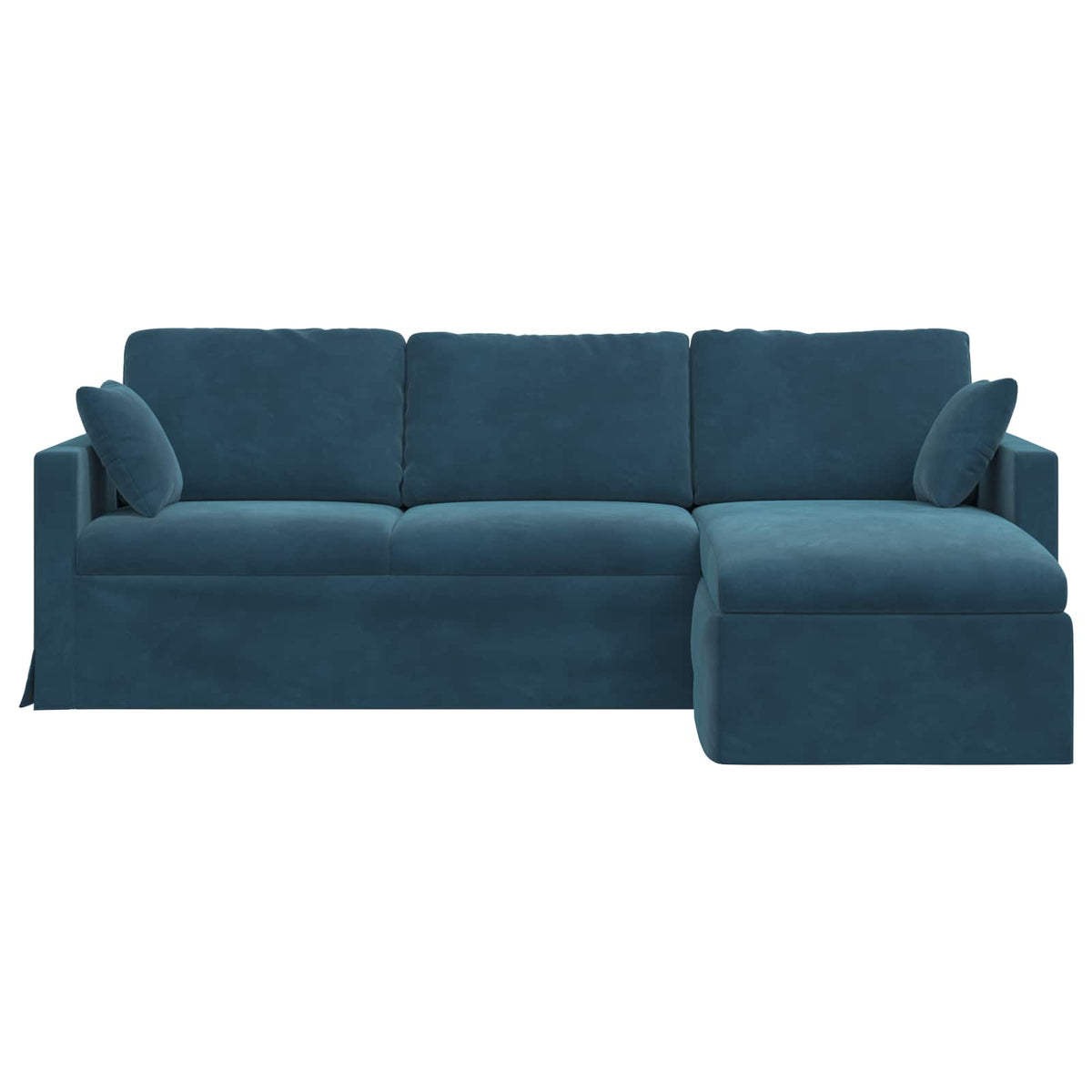 Canapé Bleu 228 x 134 x 80 cm Velours