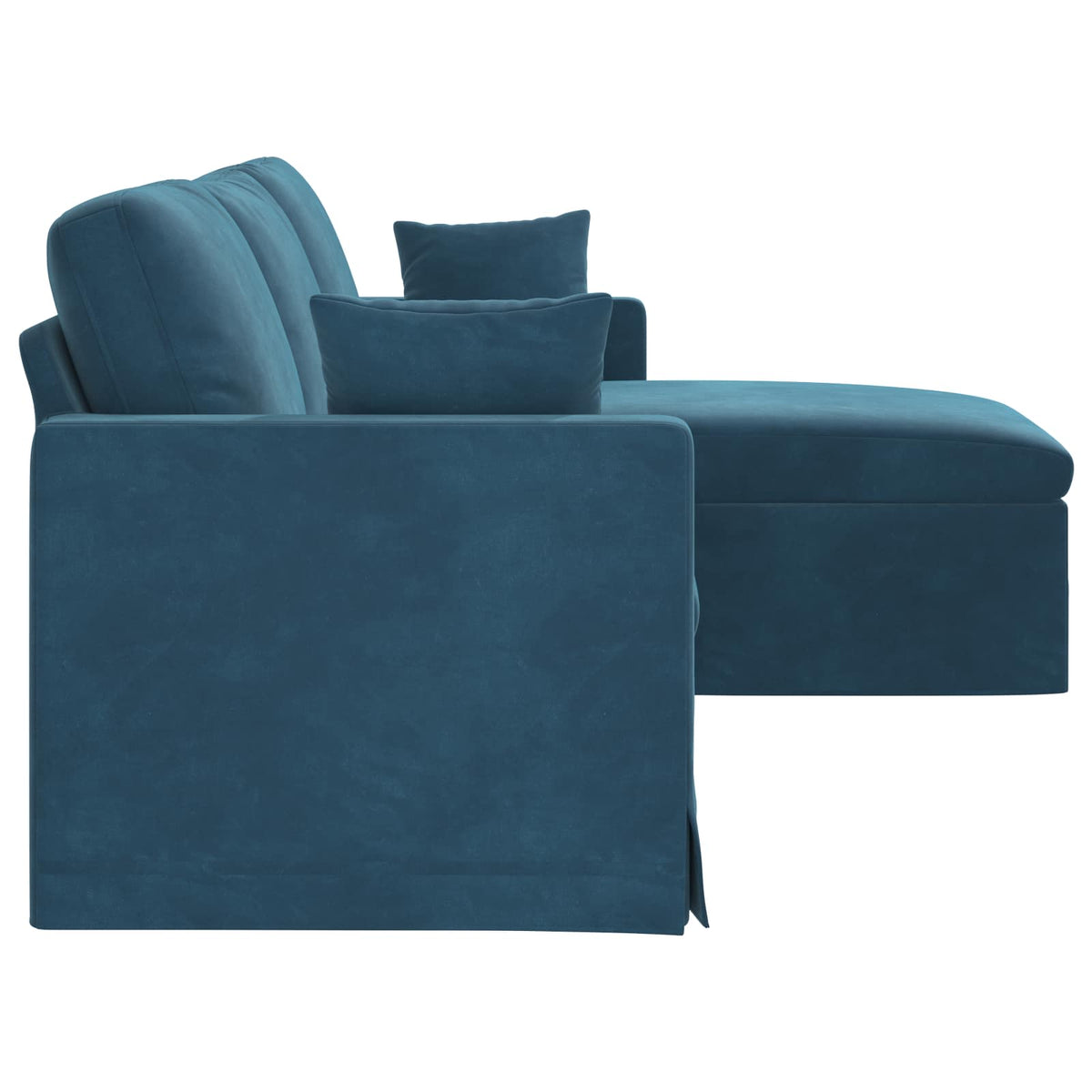 Canapé Bleu 228 x 134 x 80 cm Velours