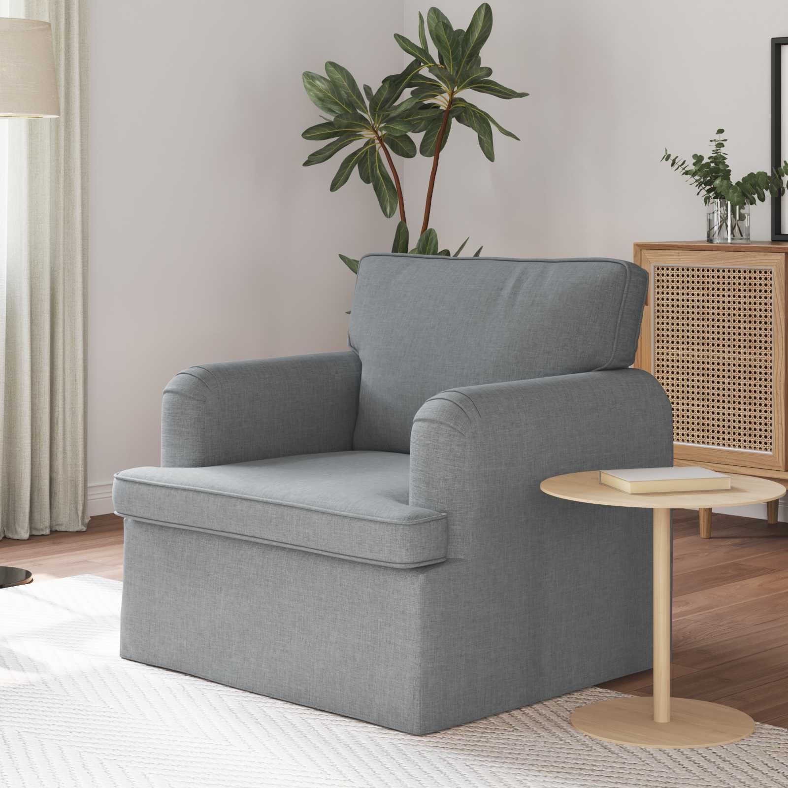 Canapé 60cm Gris clair Métал - XIOS