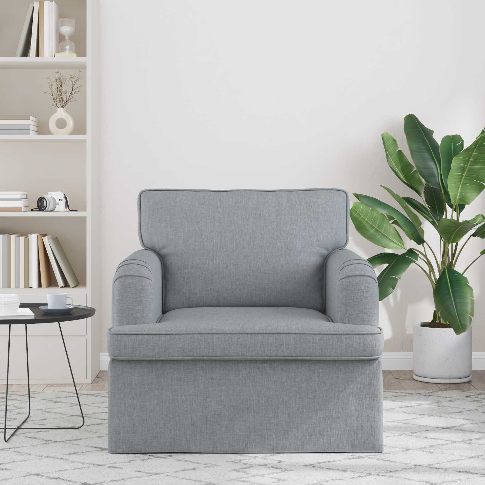 Canapé 60cm Gris clair Métал - XIOS