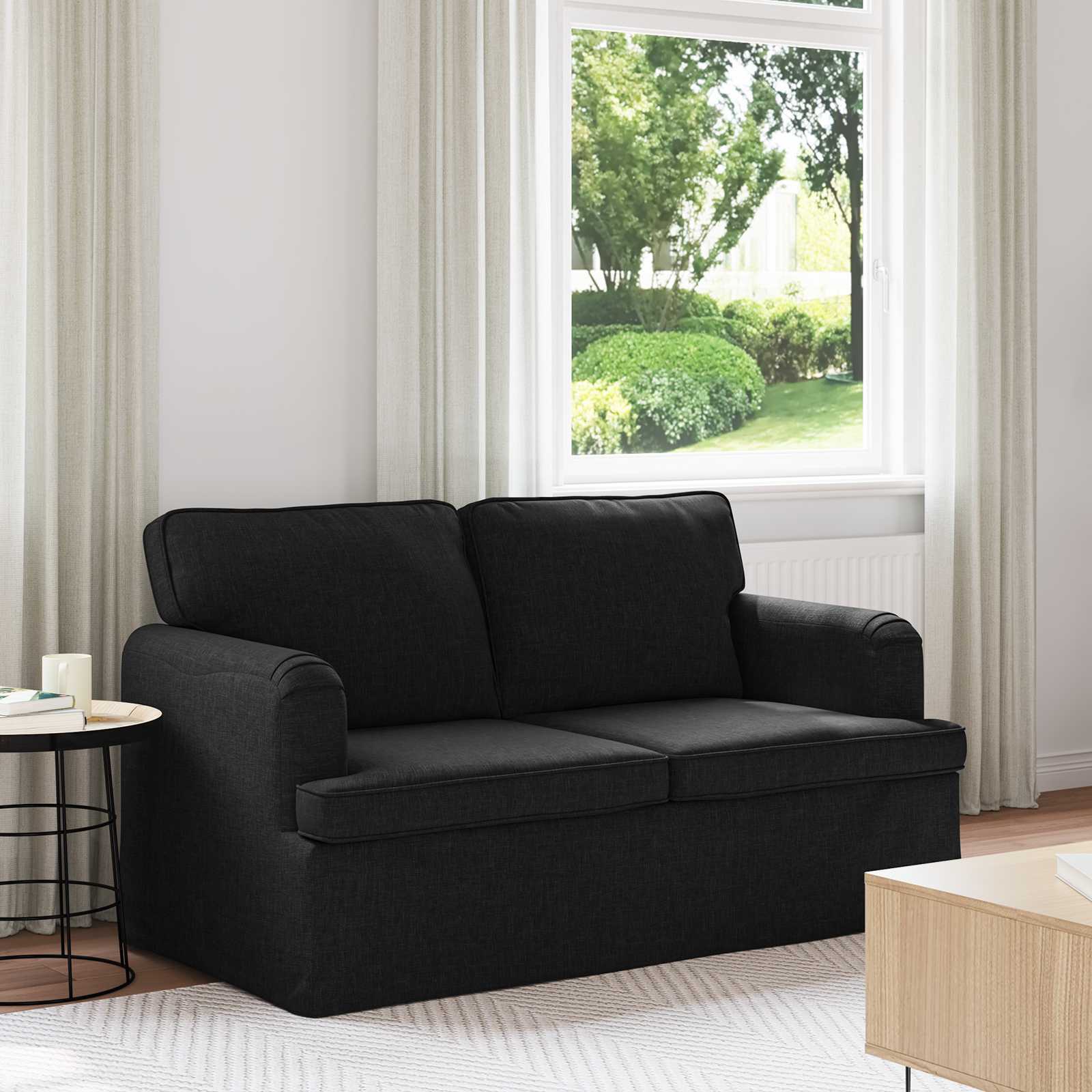 Canapé 120cm Noir Métал - XIOS