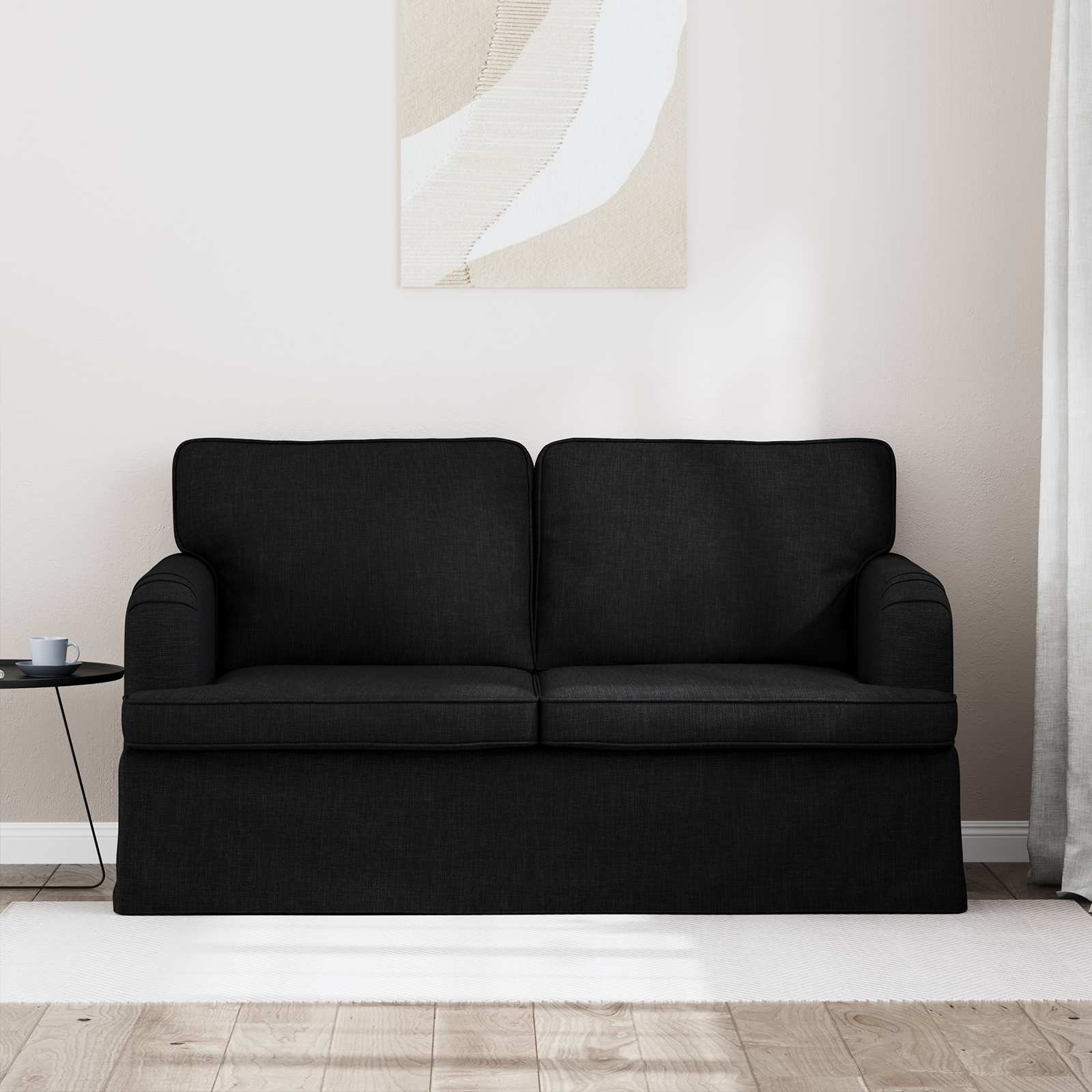 Canapé 120cm Noir Métал - XIOS
