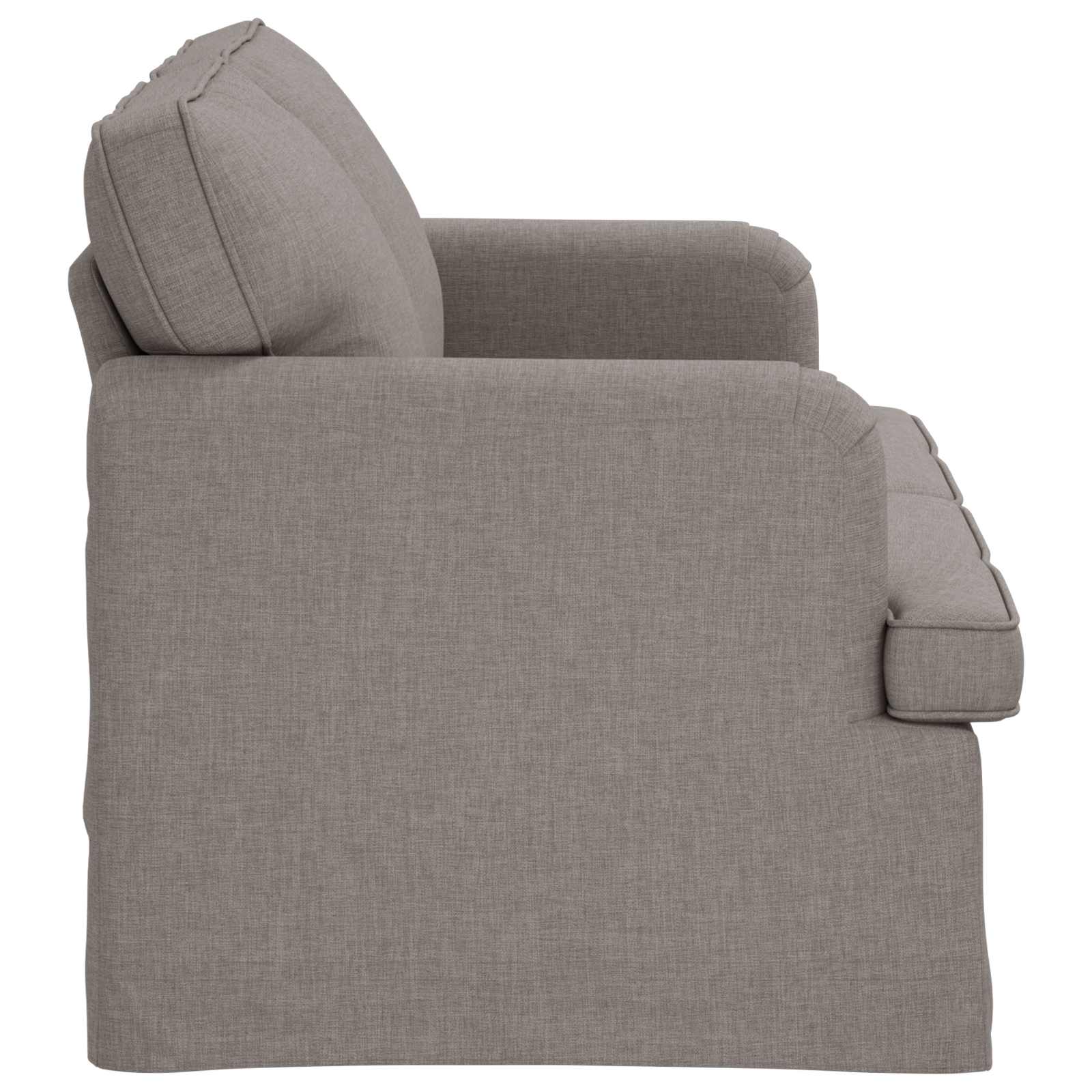 Canapé 120cm Taupe Métал - XIOS