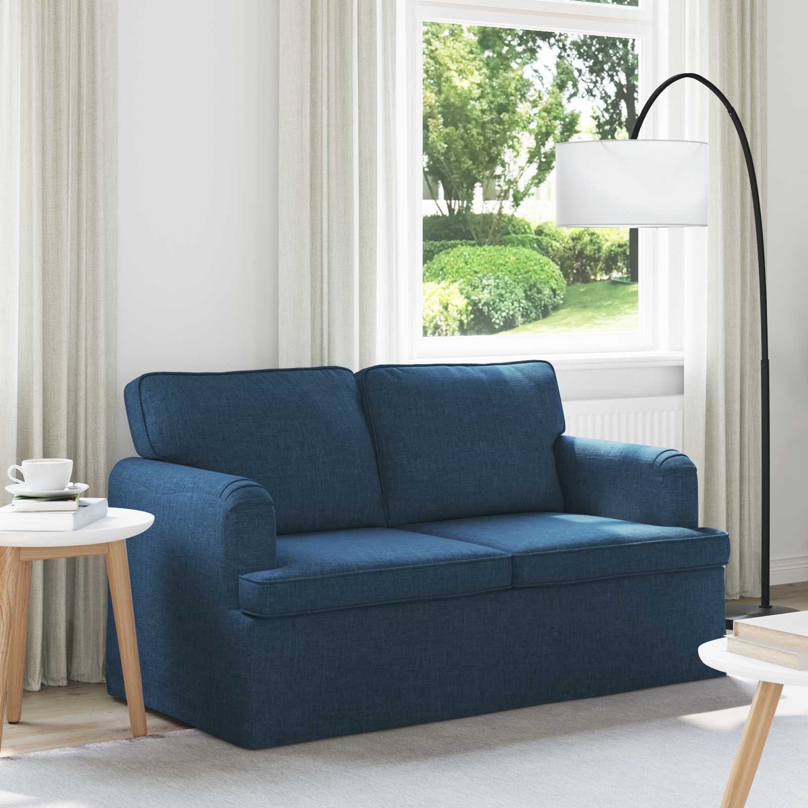Canapé 120cm Bleu Métал - XIOS