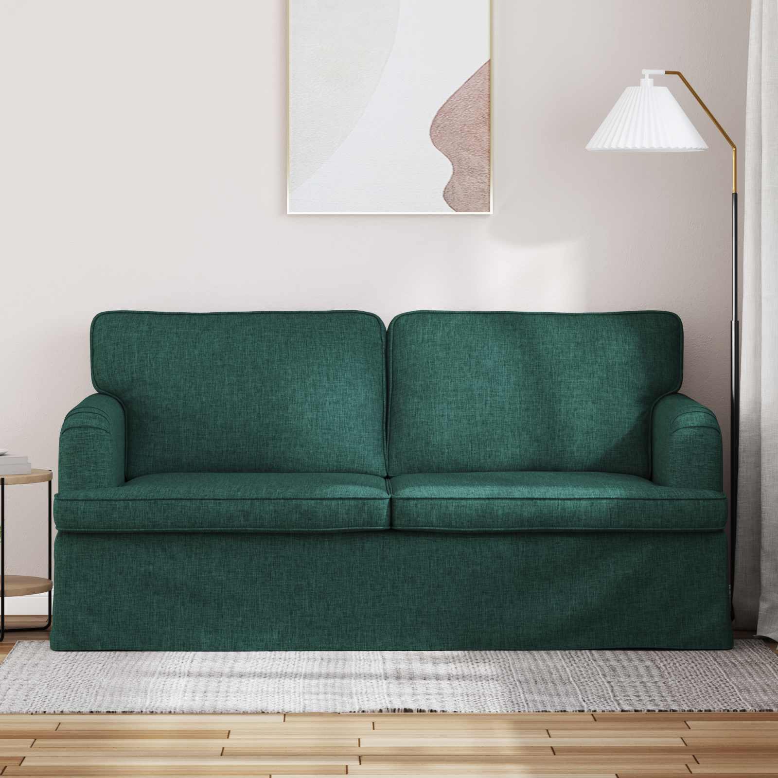 Canapé 140cm Vert foncé Métал - XIOS