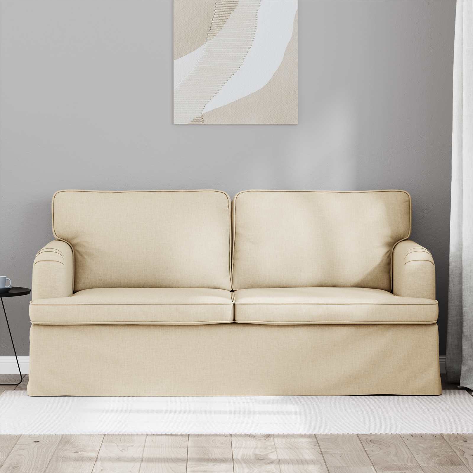 Canapé 140cm Crème Métал - XIOS