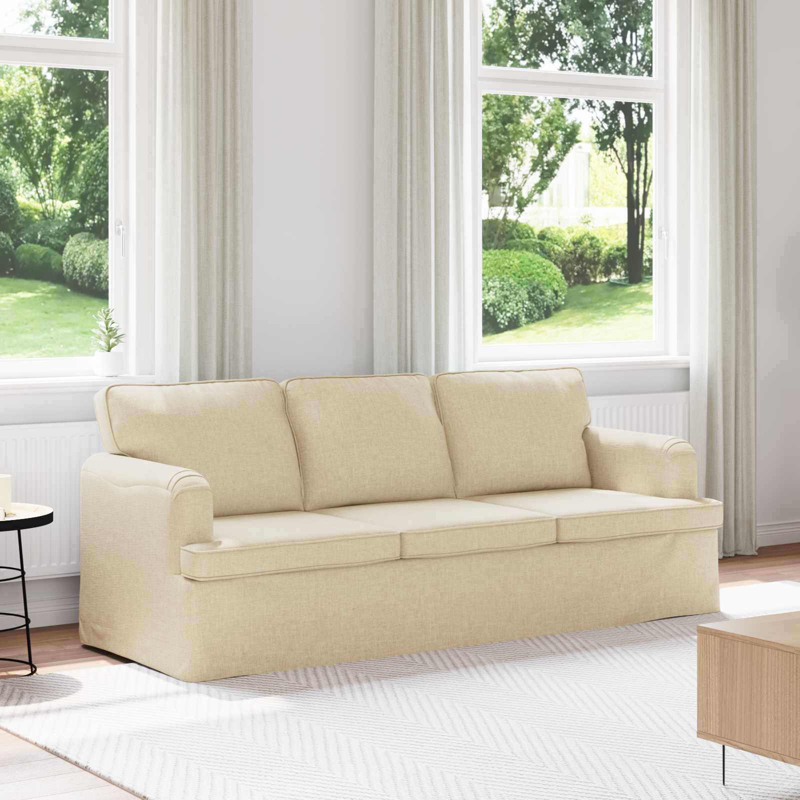 Canapé 180cm Crème Métал - XIOS