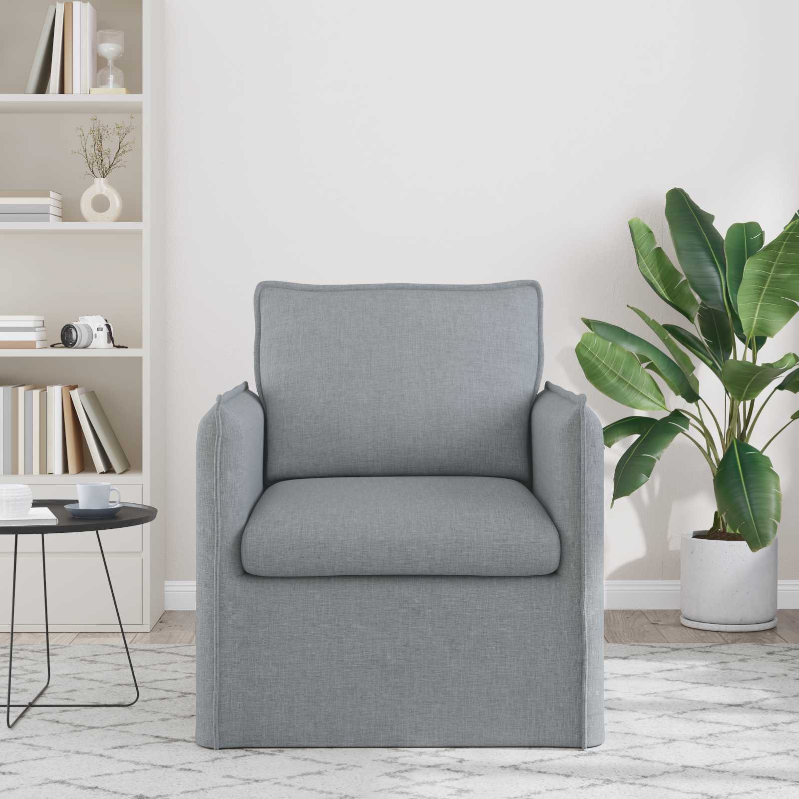 Canapé 60cm Gris clair Métал - XIOS