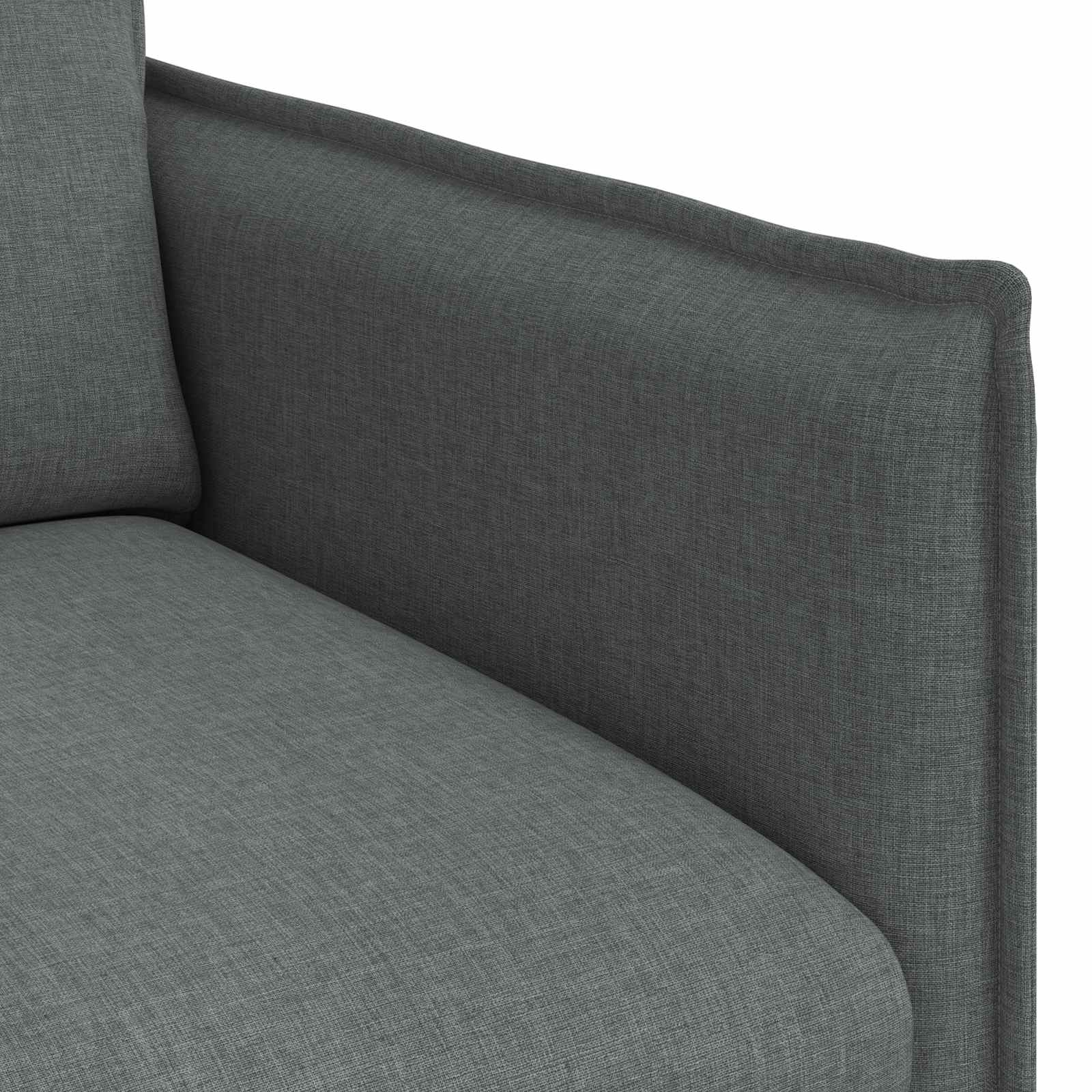 Canapé 60cm Gris foncé Métал - XIOS