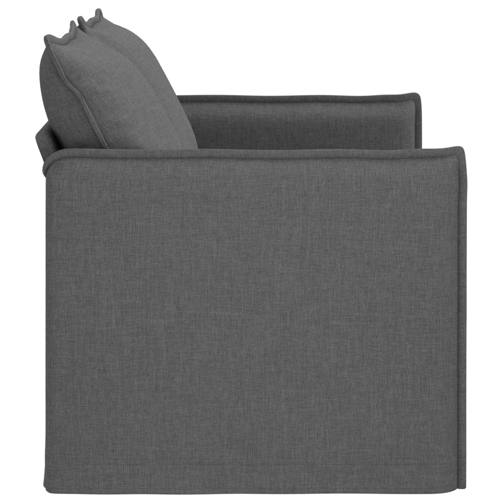 Canapé 120cm Gris foncé Métал - XIOS