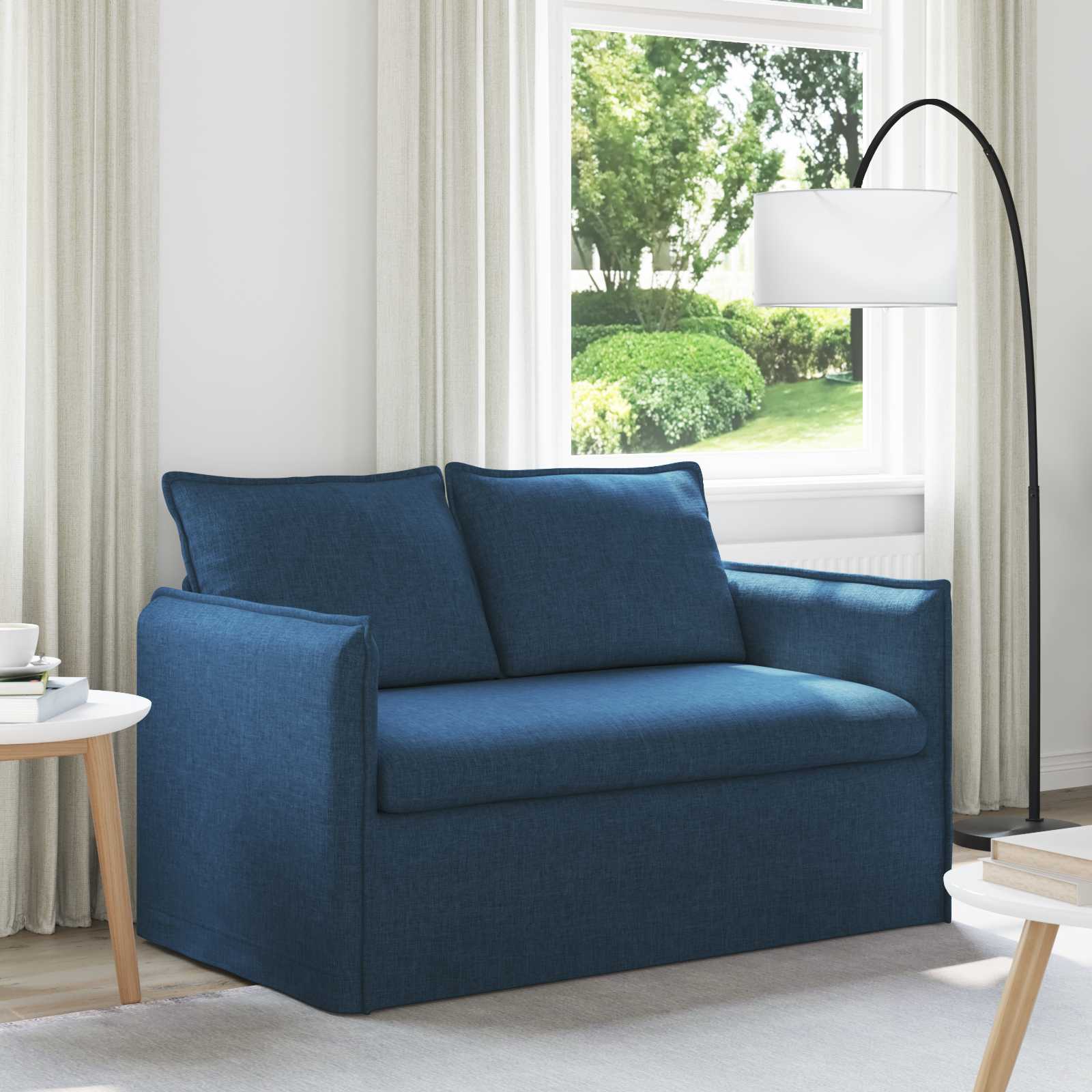 Canapé 120cm Bleu Métал - XIOS