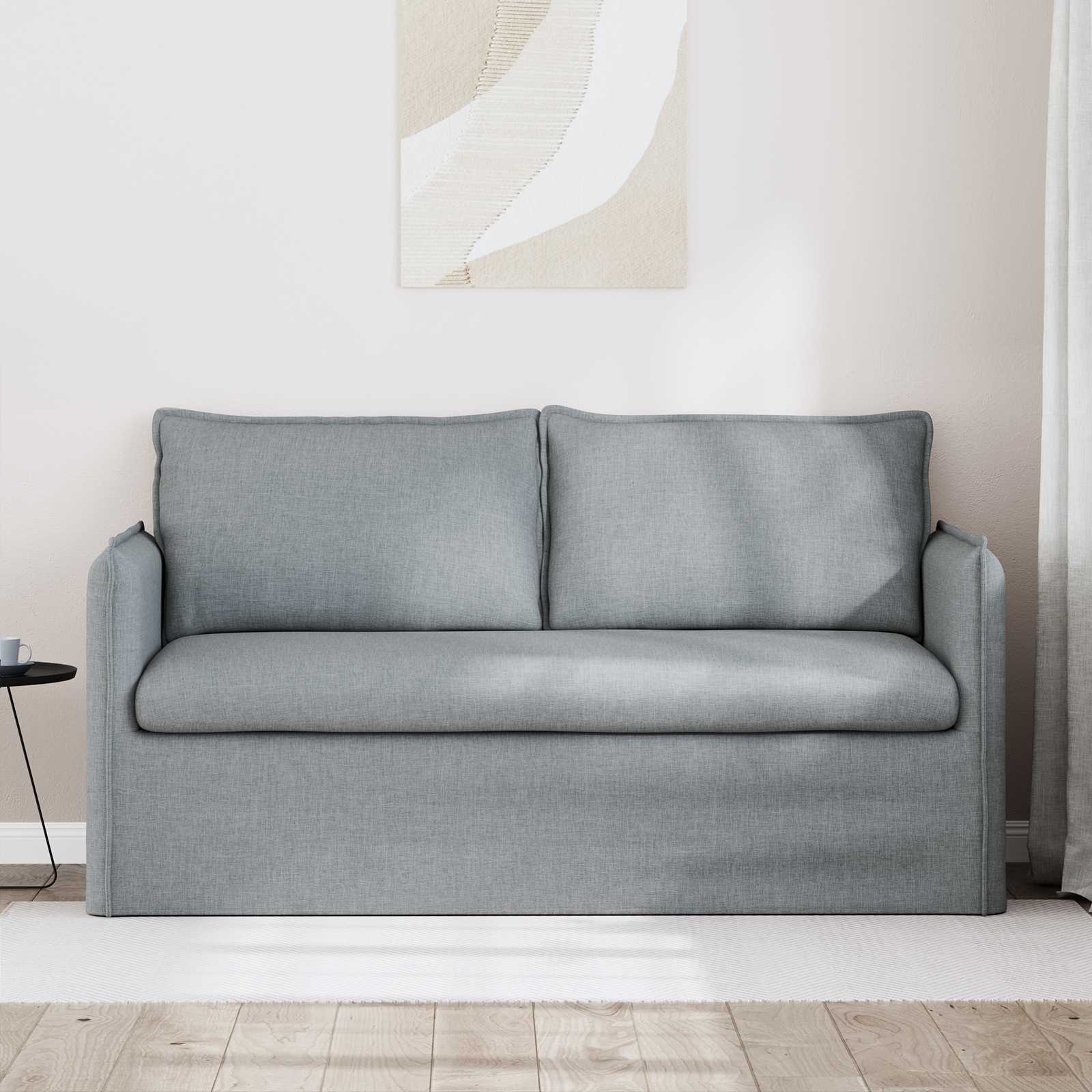Canapé 140cm Gris clair Métал - XIOS