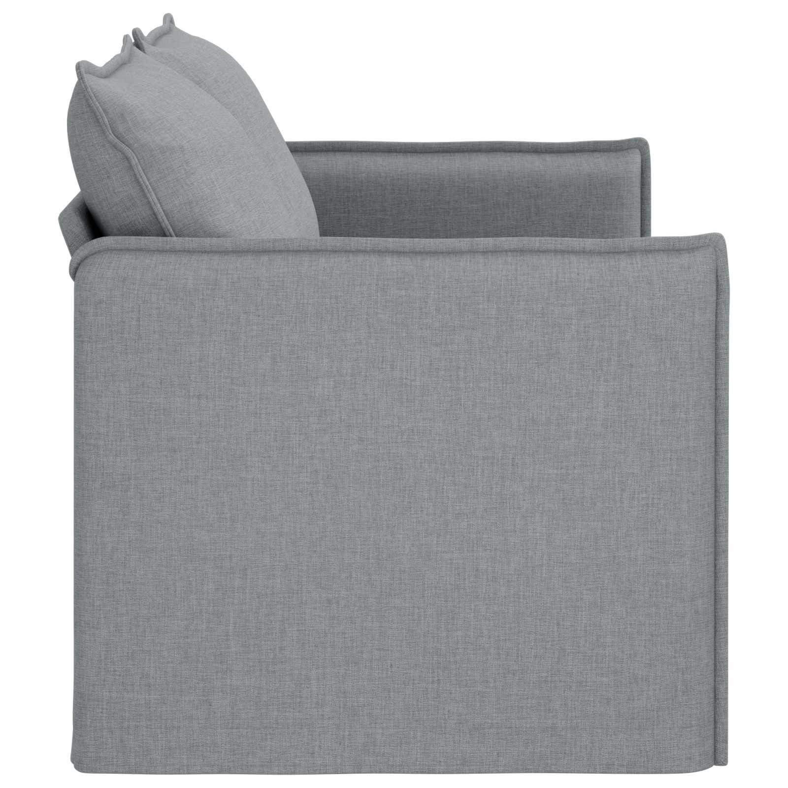 Canapé 140cm Gris clair Métал - XIOS