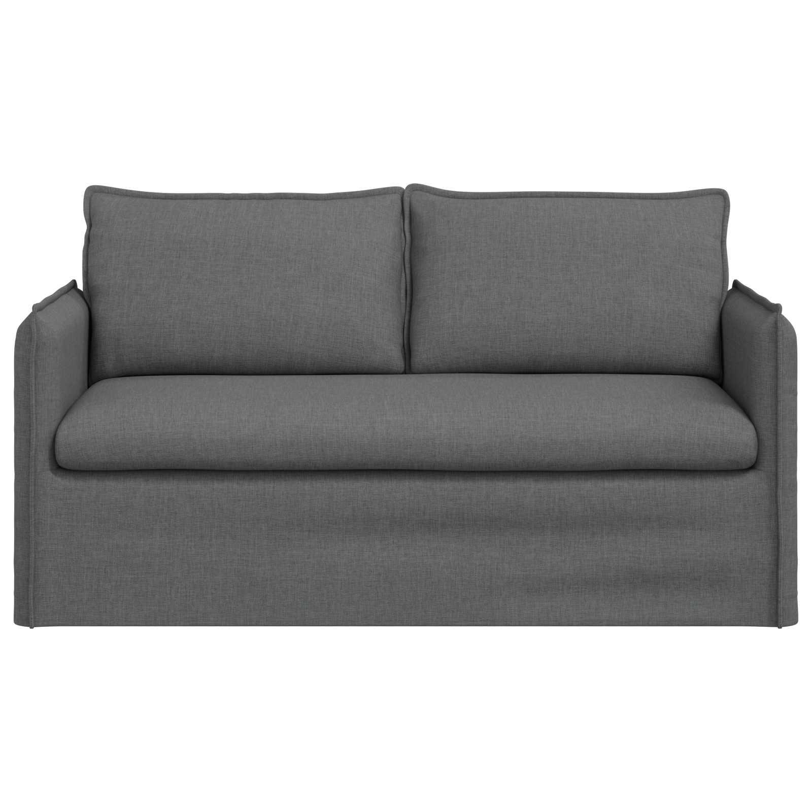 Canapé 140cm Gris foncé Métал - XIOS