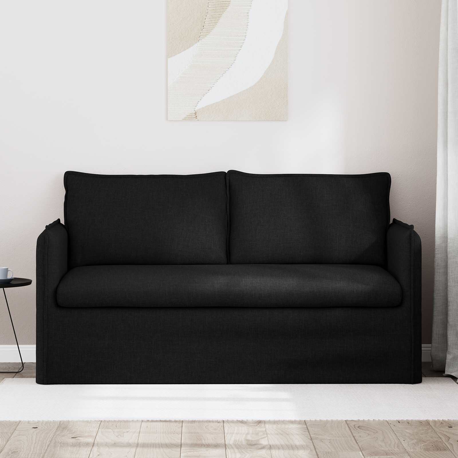 Canapé 140cm Noir Métал - XIOS