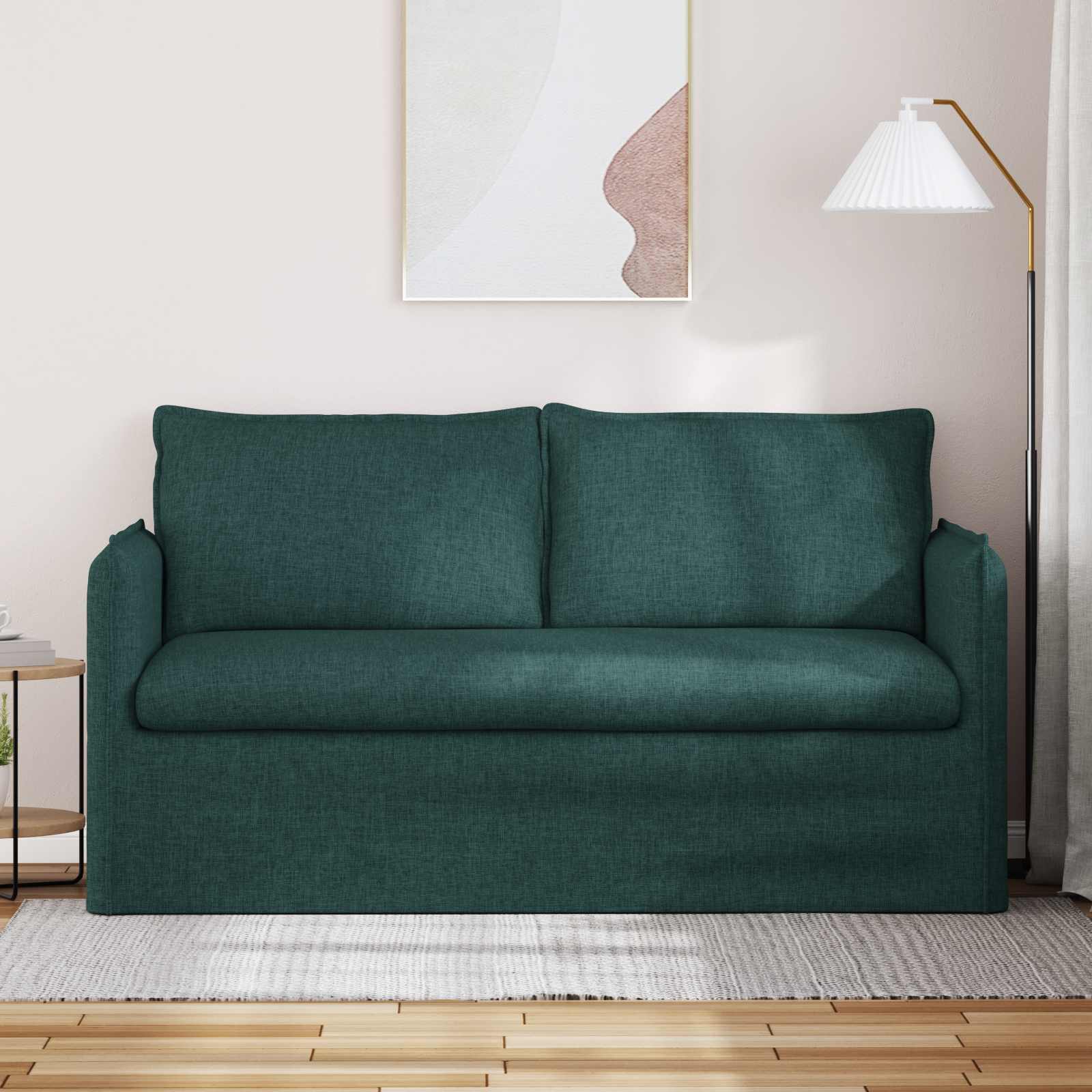 Canapé 140cm Vert foncé Métал - XIOS