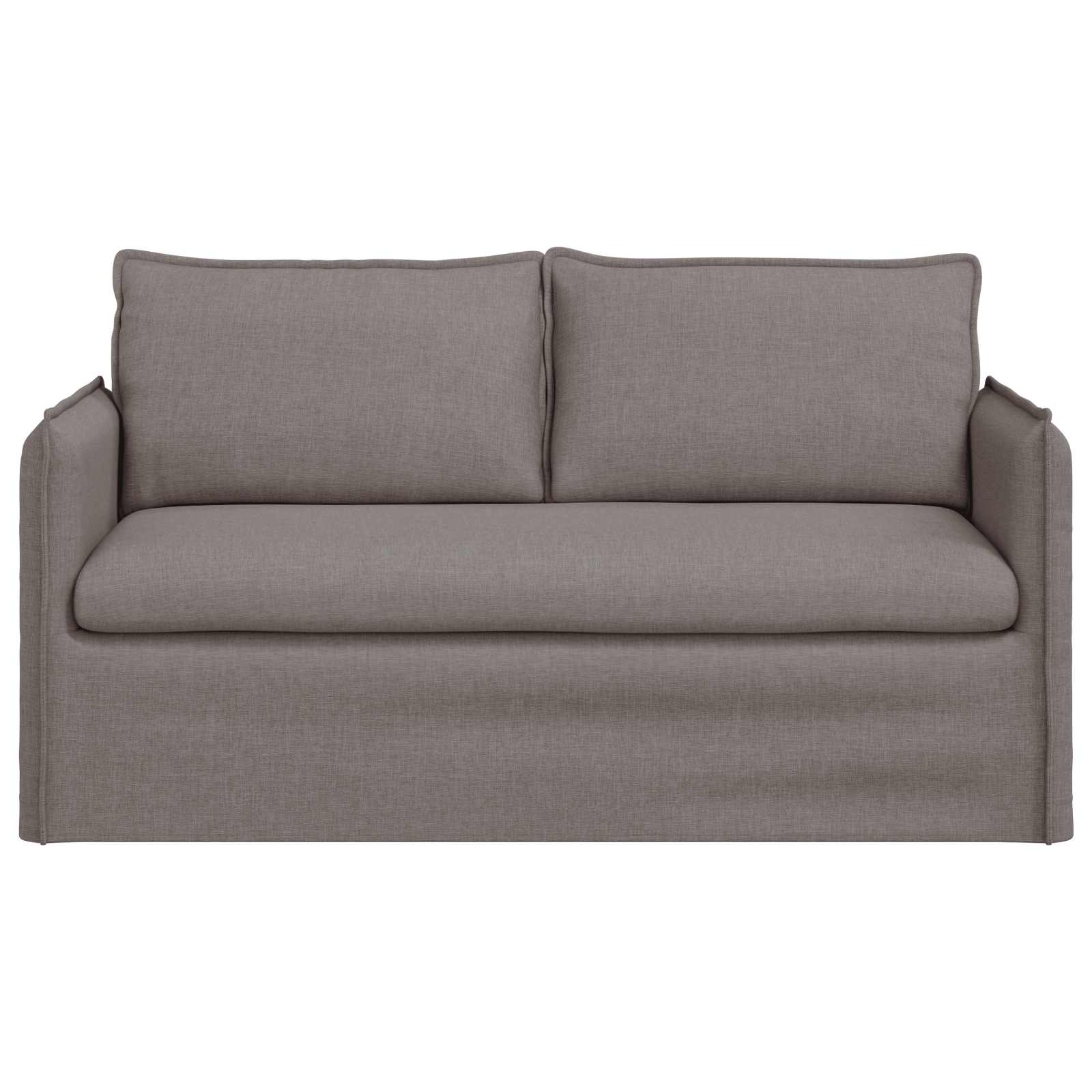 Canapé 140cm Taupe Métал - XIOS