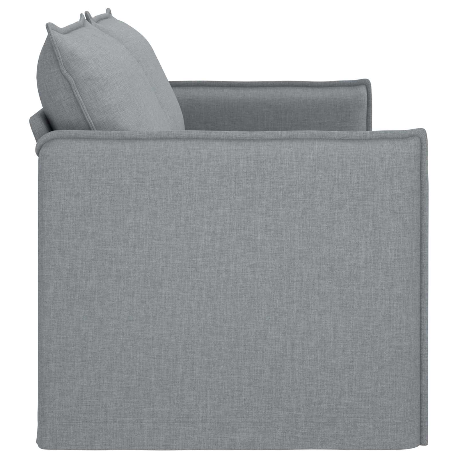 Canapé Gris clair 195 x 82 x 85 cm Métал - XIOS