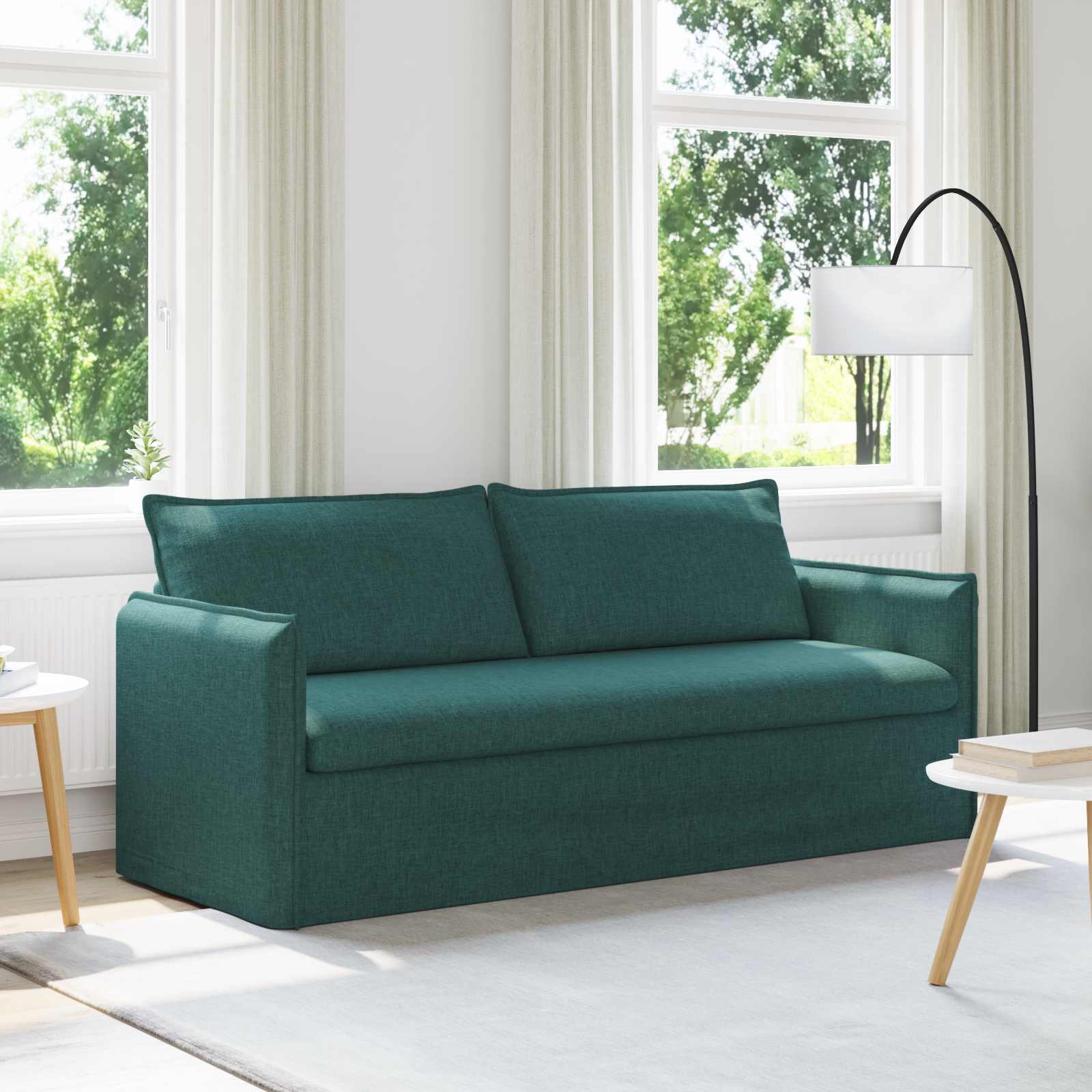 Canapé Vert foncé 195 x 82 x 85 cm Métал - XIOS