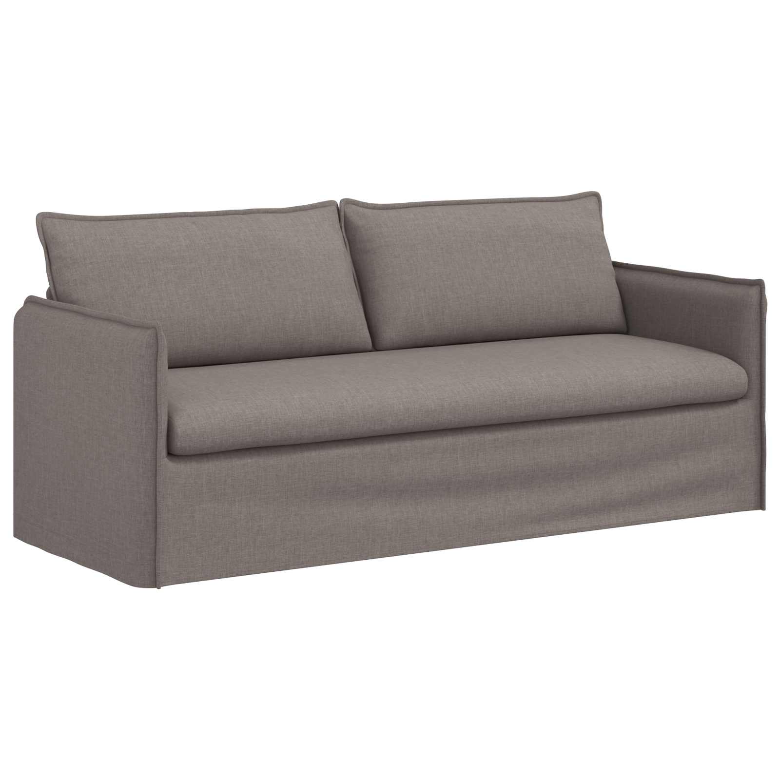 Canapé Taupe 195 x 82 x 85 cm Métал - XIOS