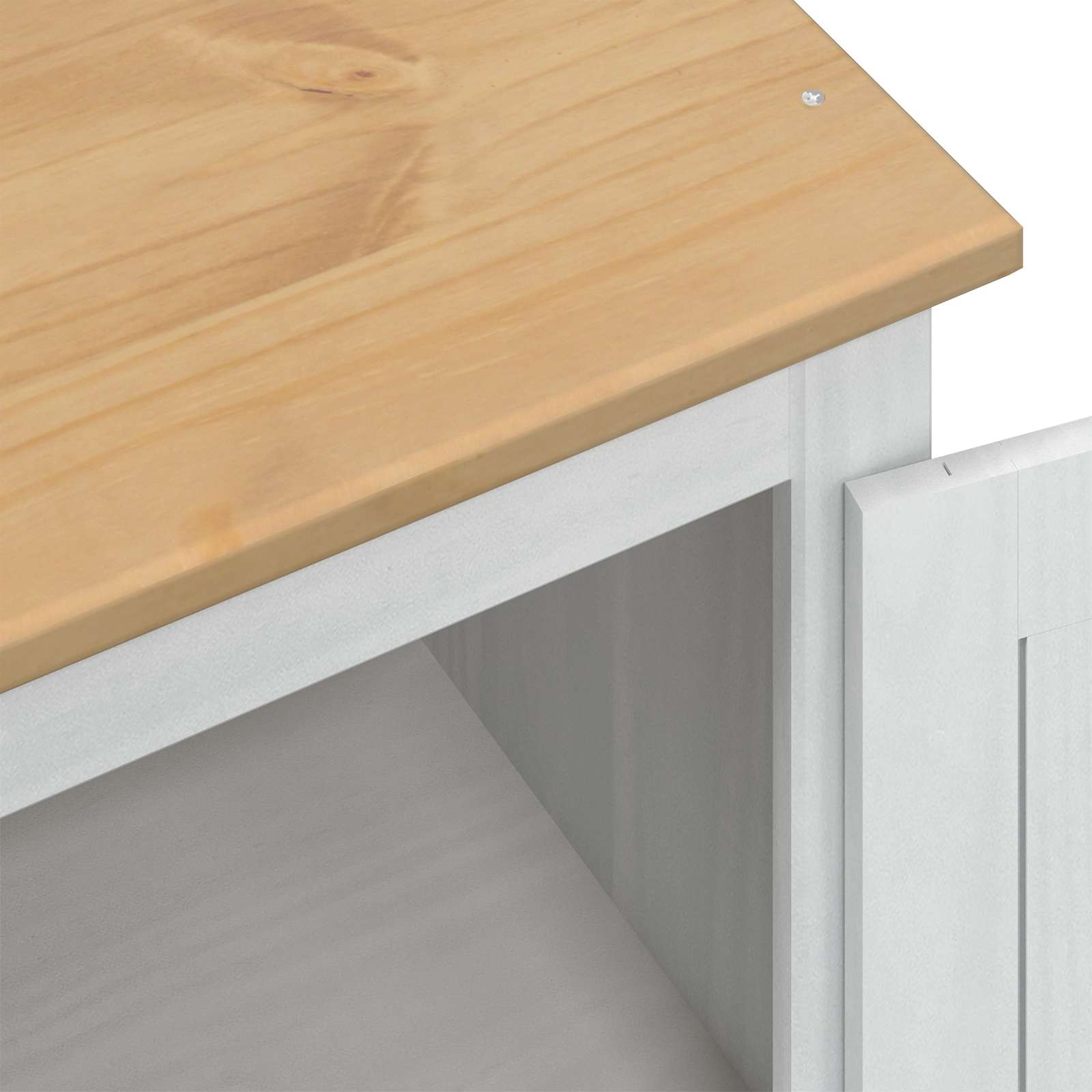 Armoires avec tiroir Blanc 76 x 50 x 170 cm Pin massif - XIOS