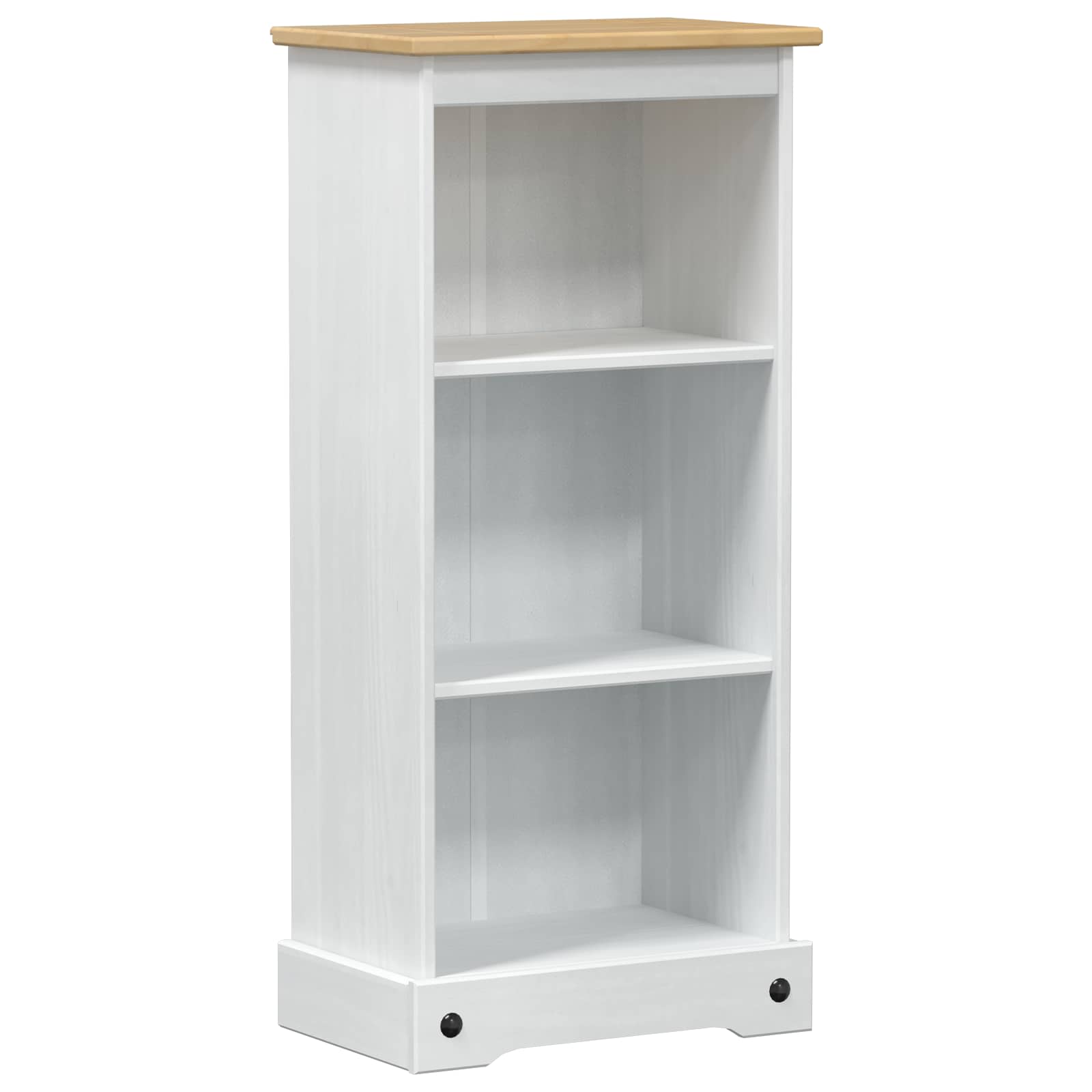 Bibliothèque Blanc 46 x 29 x 100 cm Pin massif - XIOS